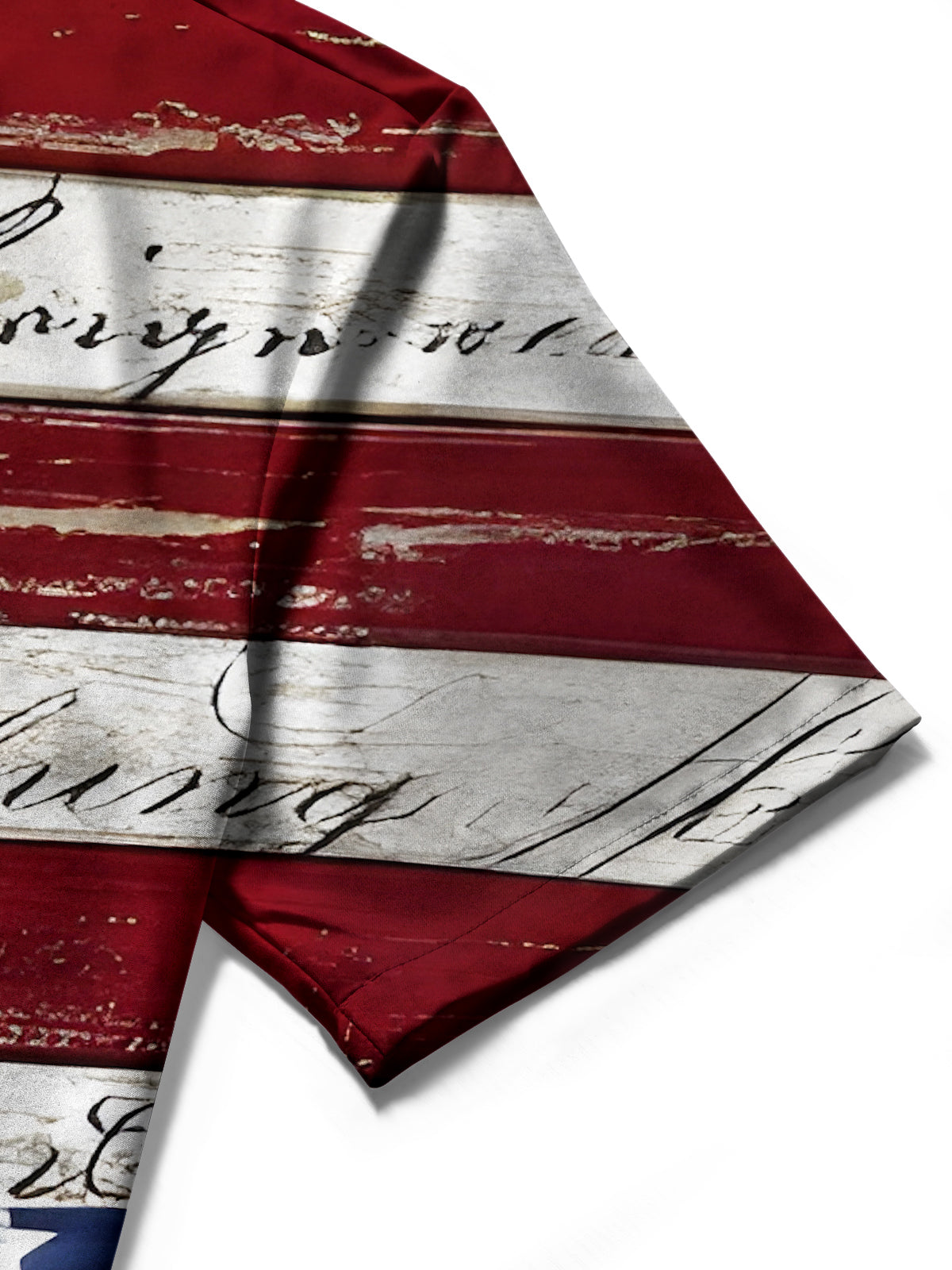 Independence Day Men's Pocket Short Sleeve Shirts