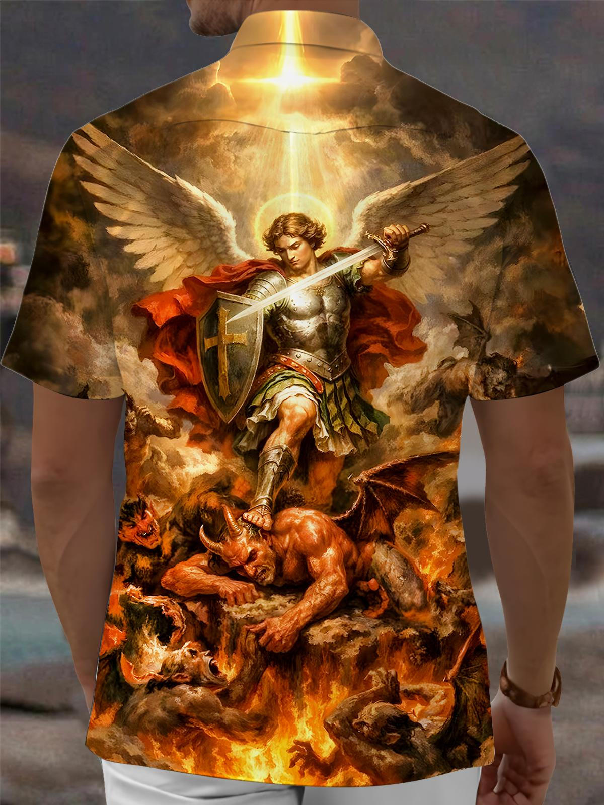 Christianity Men's Pocket Short Sleeve Shirts