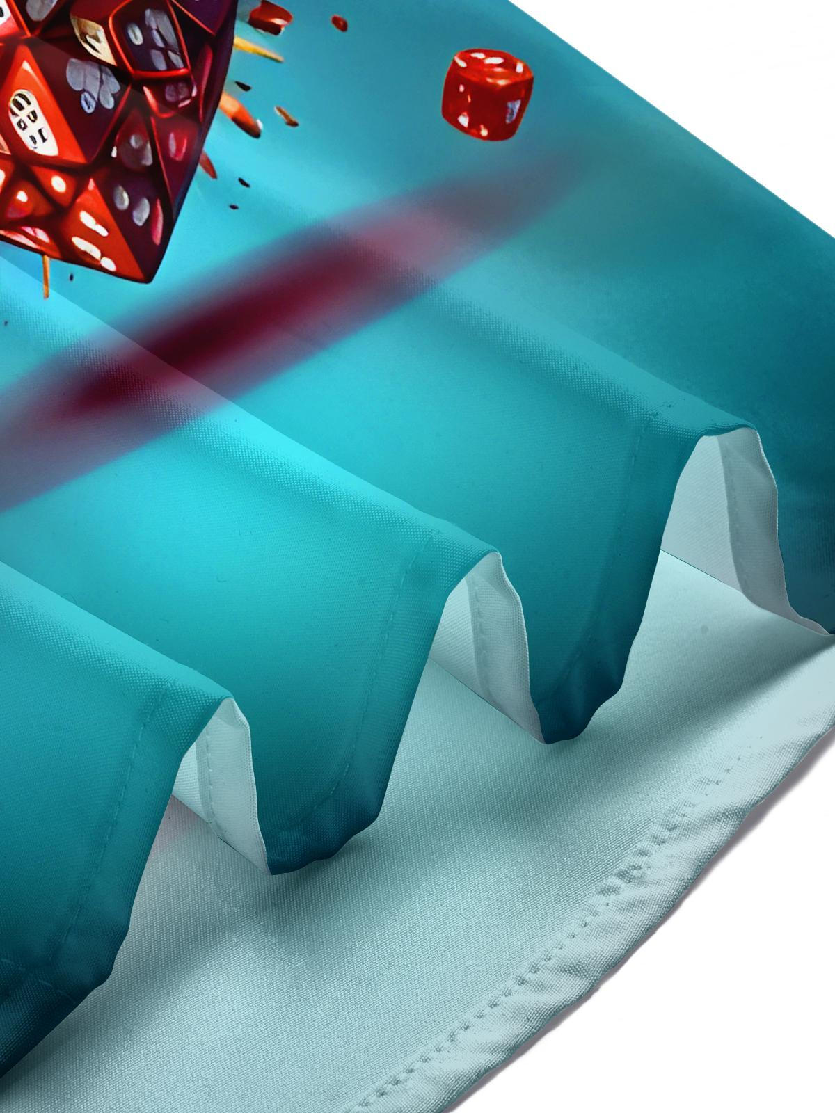 Fun Heart Dice Men's Pocket Short Sleeve Shirts