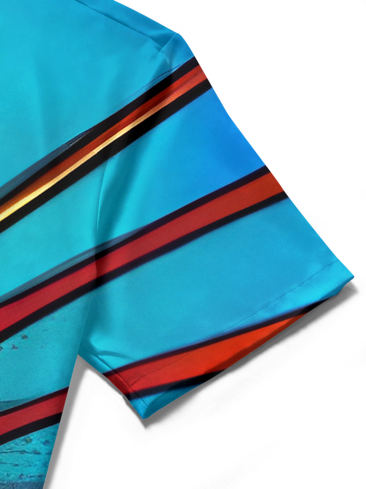 Summer Is Hot Men's Pocket Short Sleeve Shirts