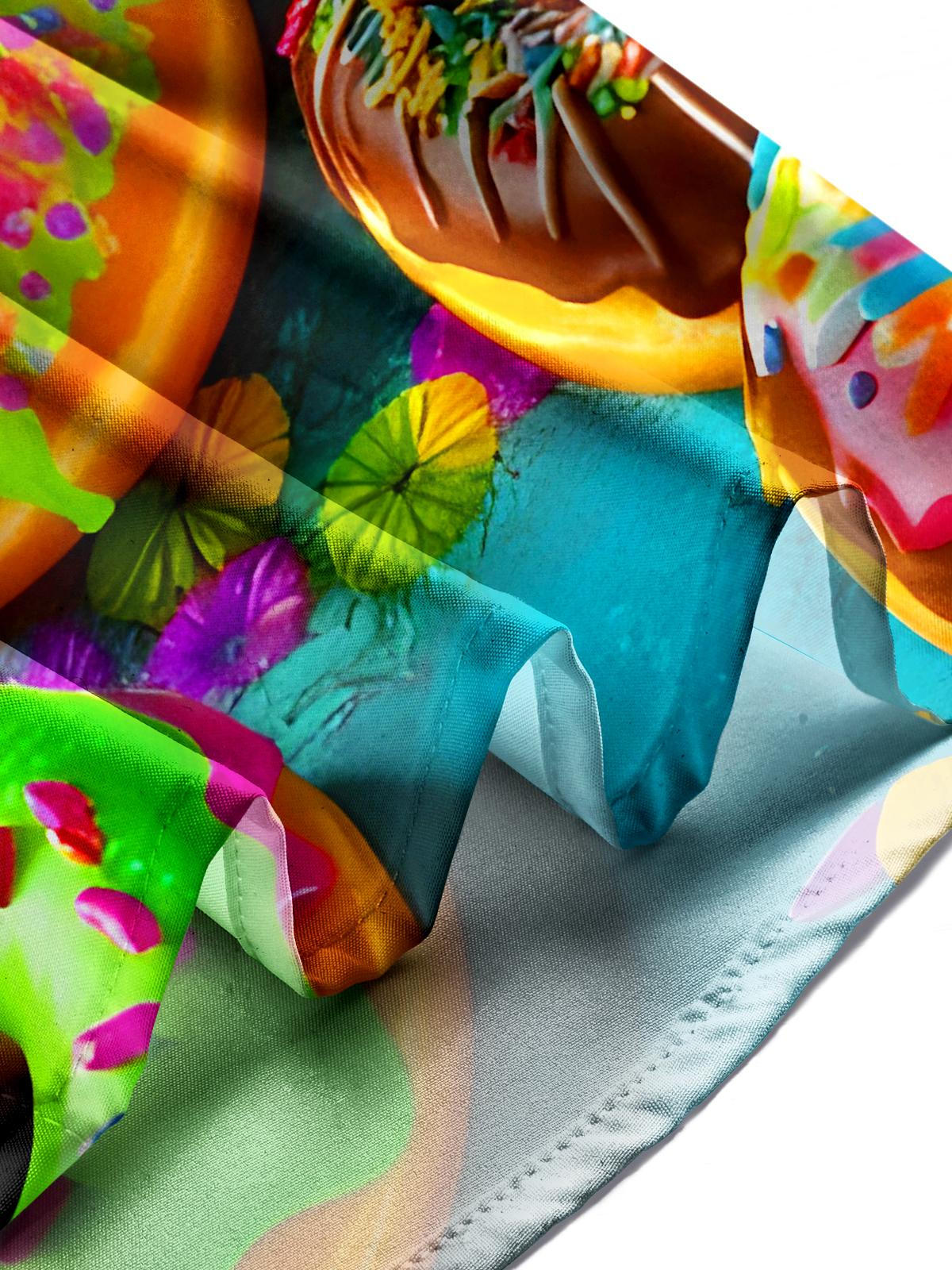 Donut Men's Pocket Short Sleeve Shirts