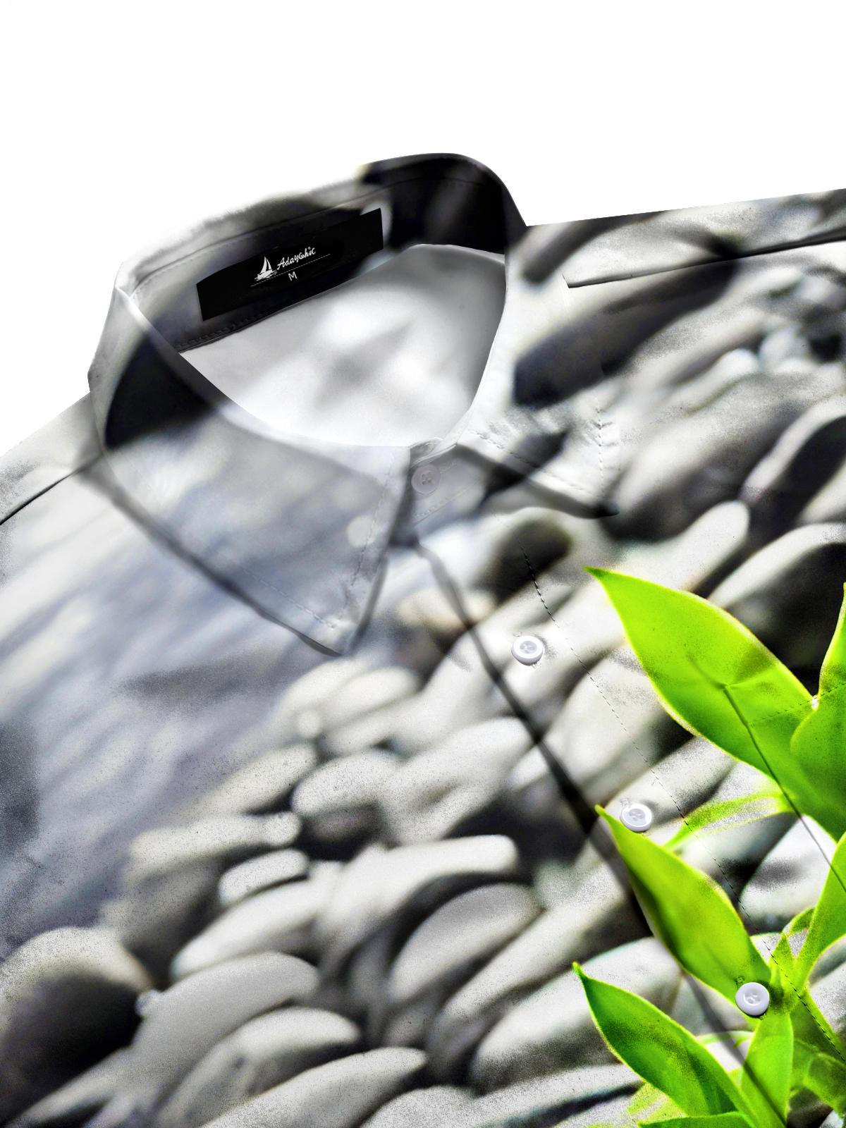 Budding Shoots Among Stones Men's Pocket Short Sleeve Shirts