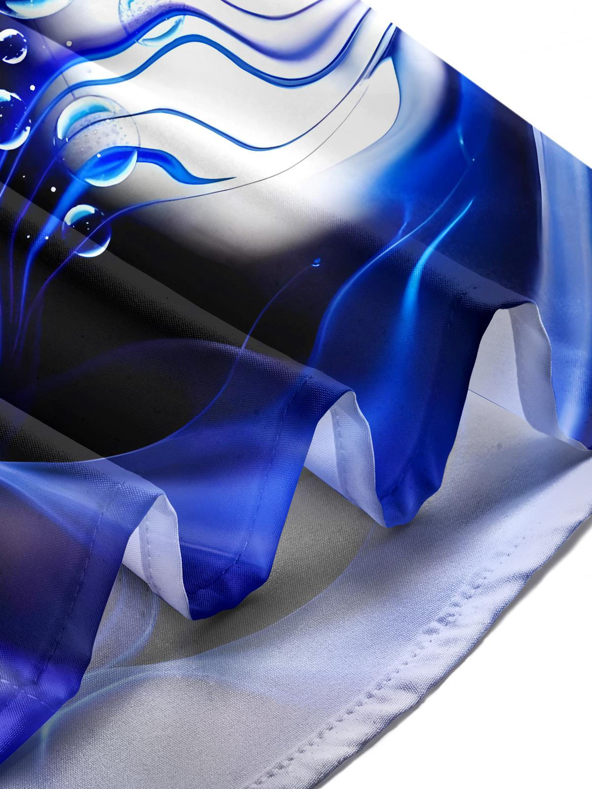 Abstract Bubble Men's Pocket Long Sleeve Shirts