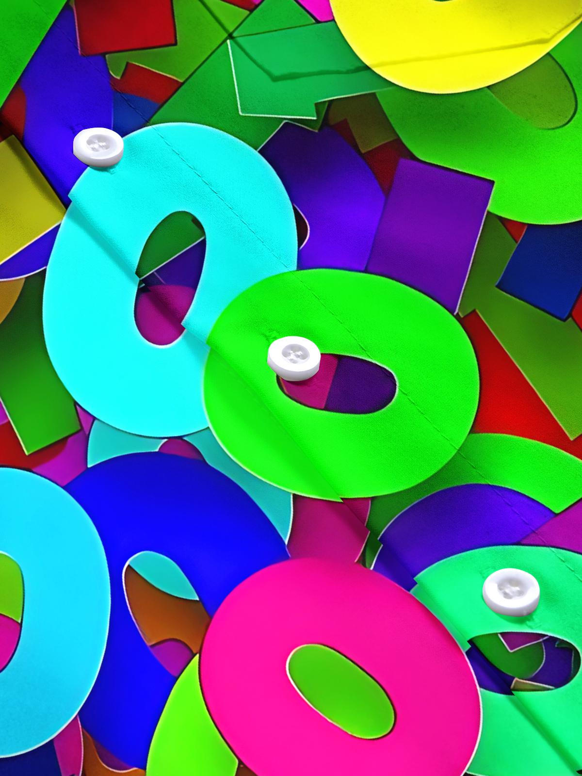 Digital Print Men's Pocket Short Sleeve Shirts