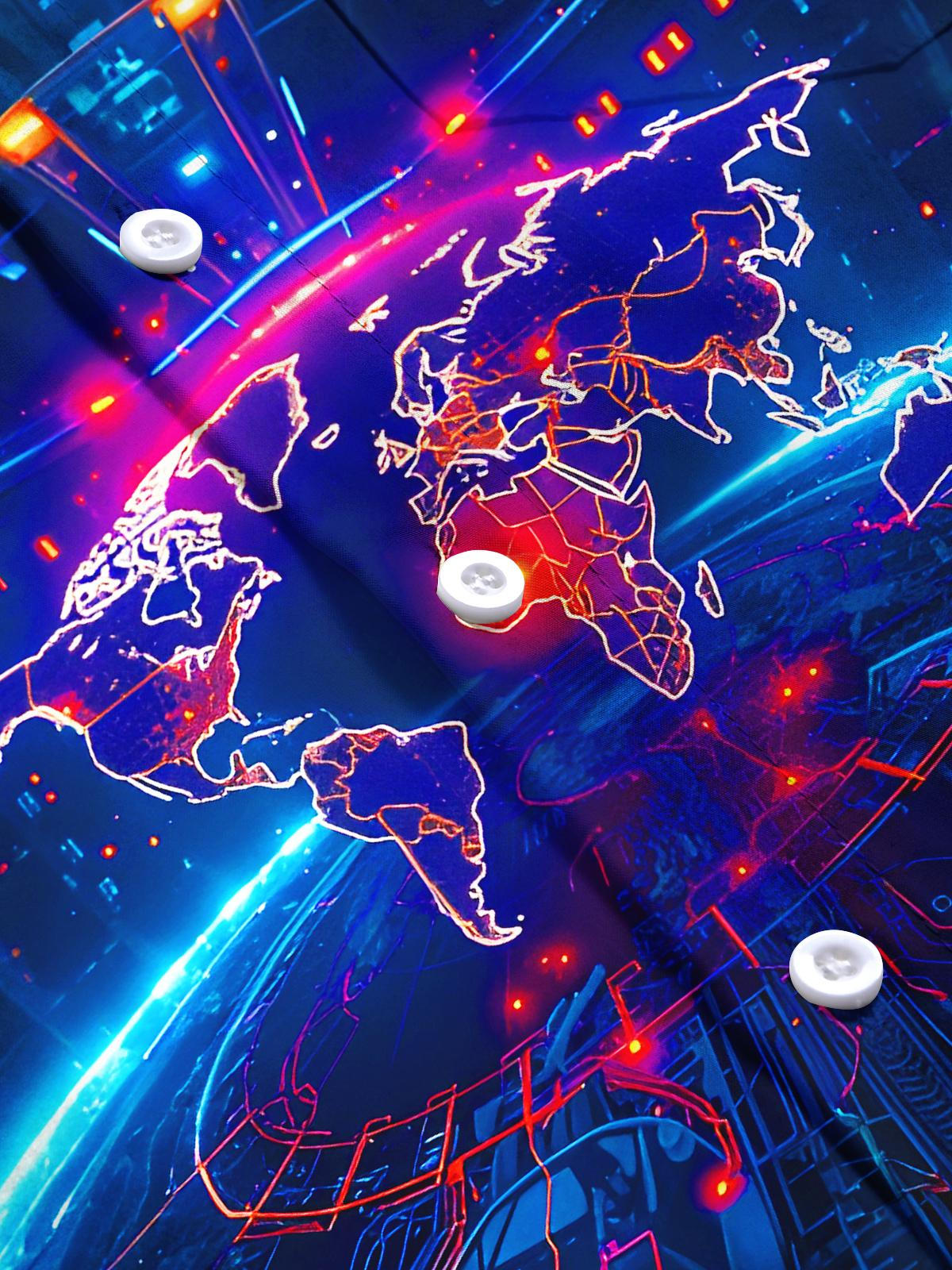 AI Automation News Men's Pocket Short Sleeve Shirts