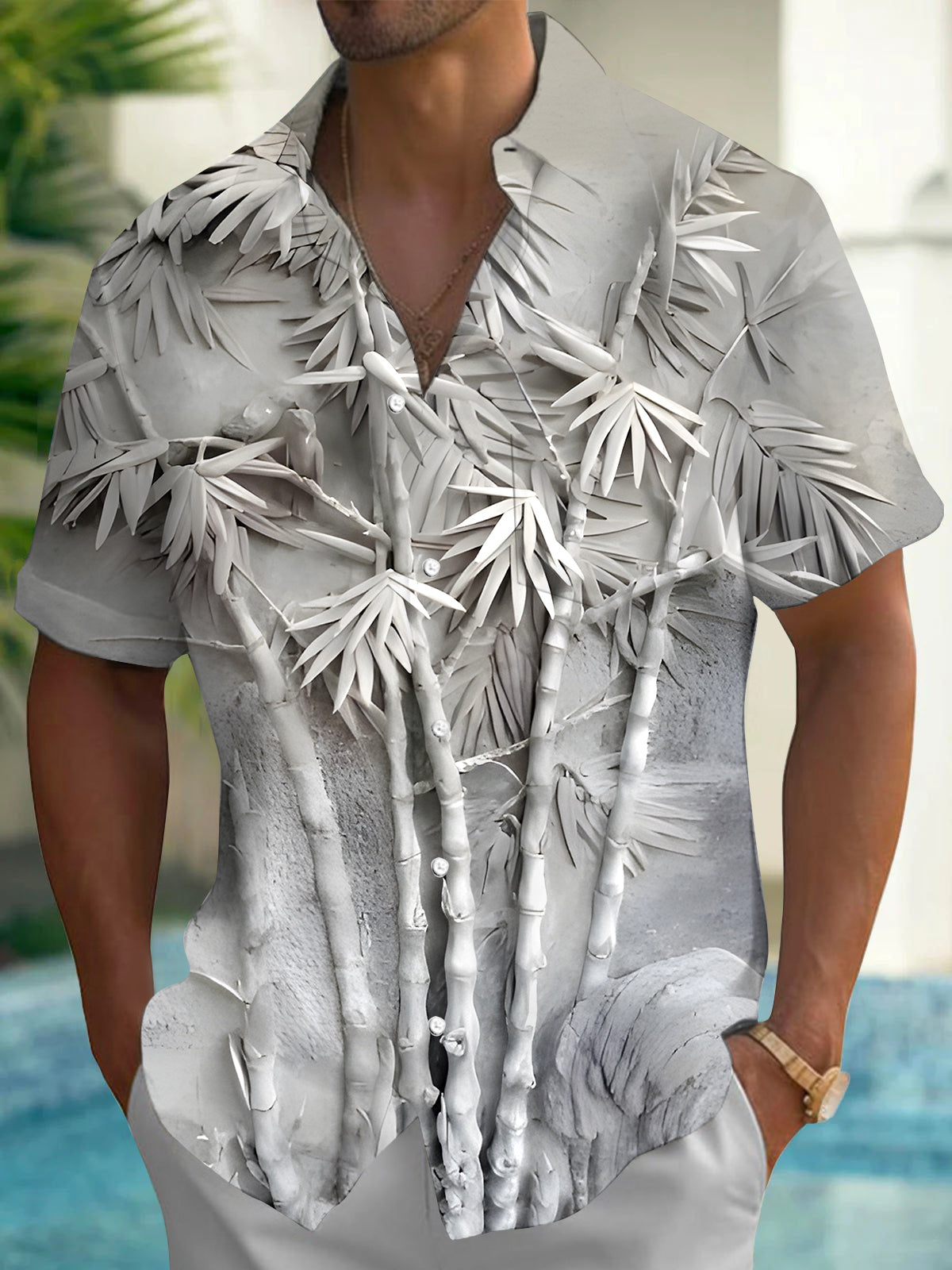 Bamboo Men's Pocket Short Sleeve Shirts