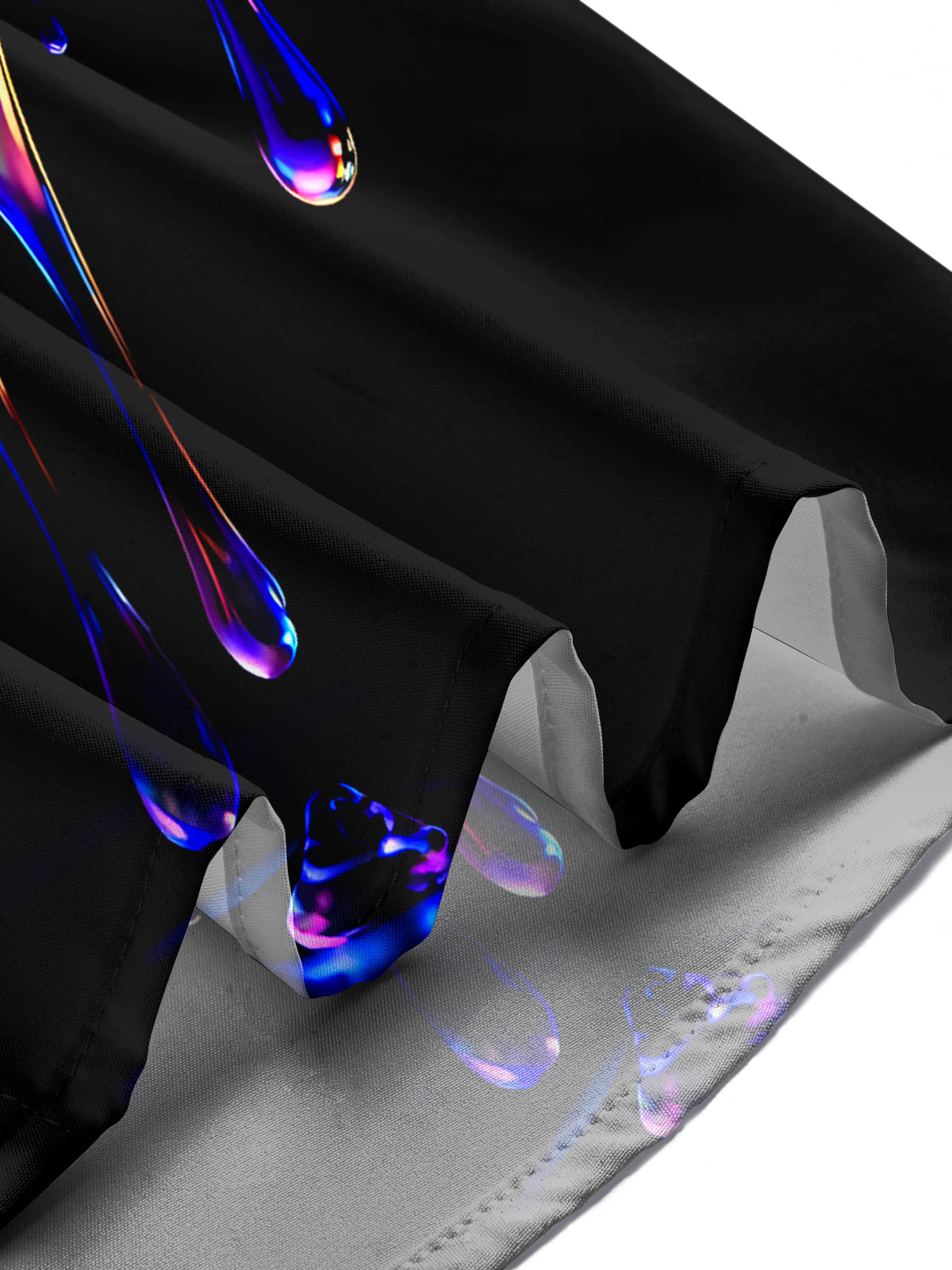 Water Drop Men's Pocket Short Sleeve Shirts