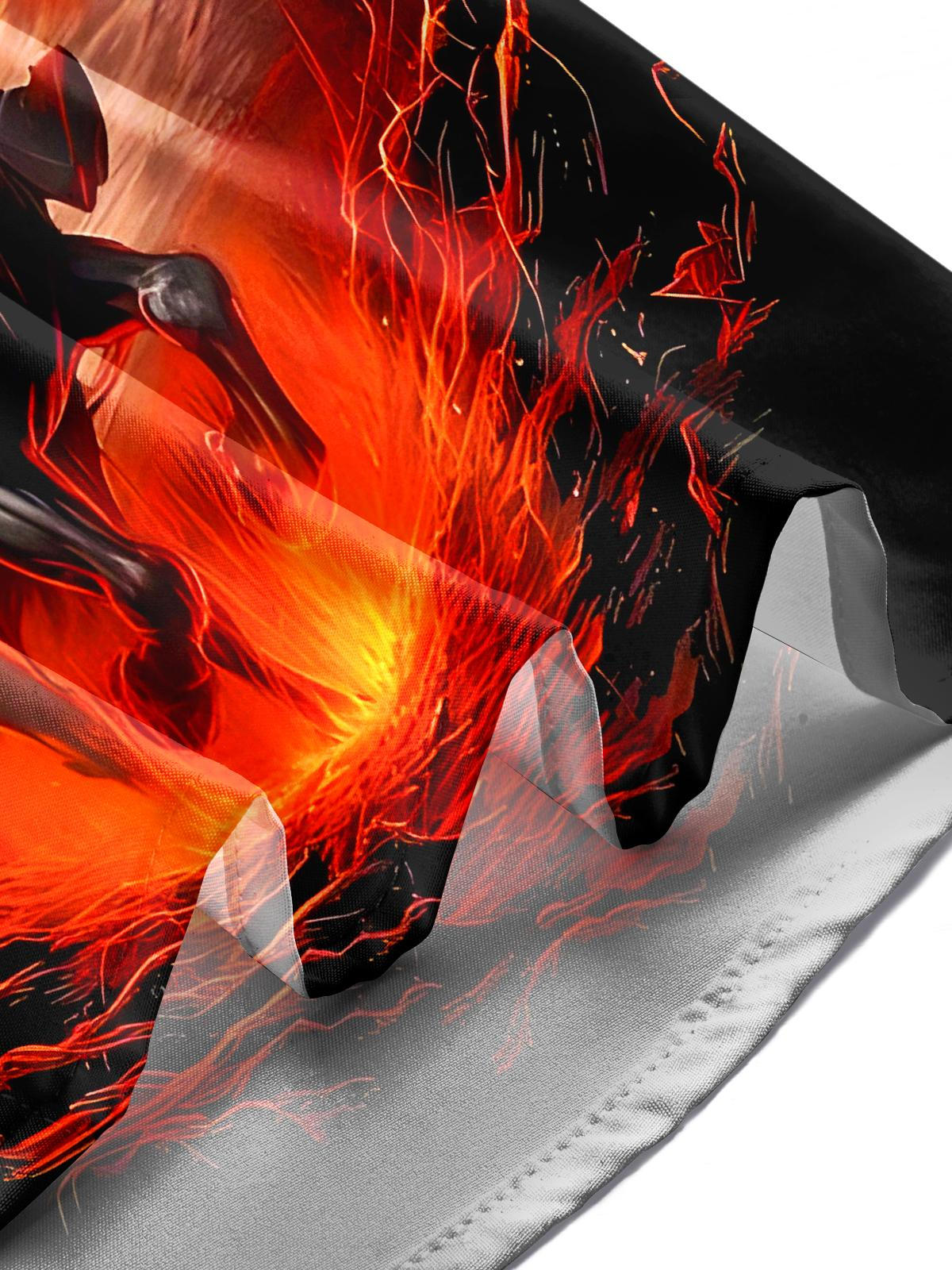 Halloween Men's Pocket Long Sleeve Shirts