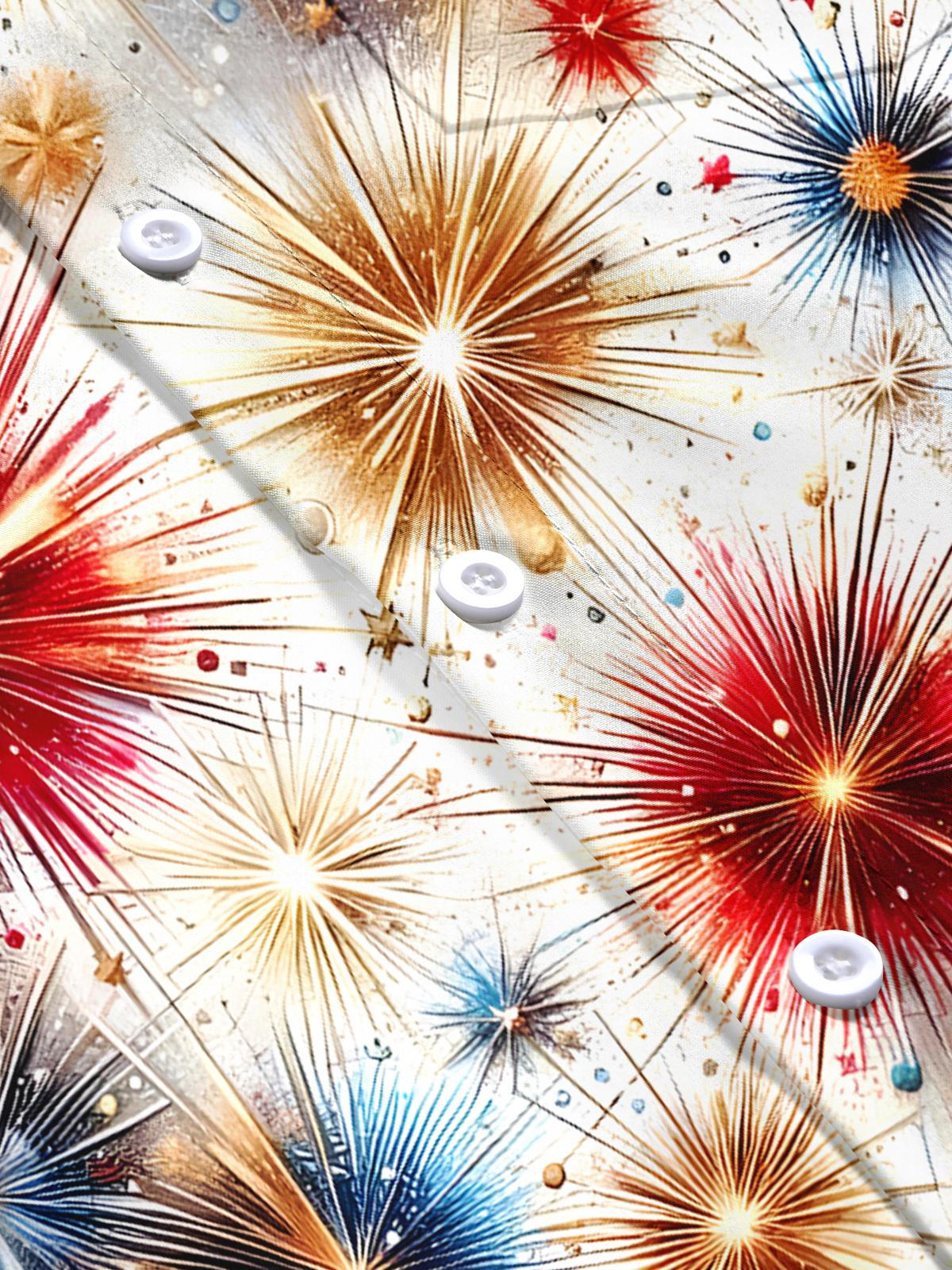 Firework Men's Pocket Short Sleeve Shirts