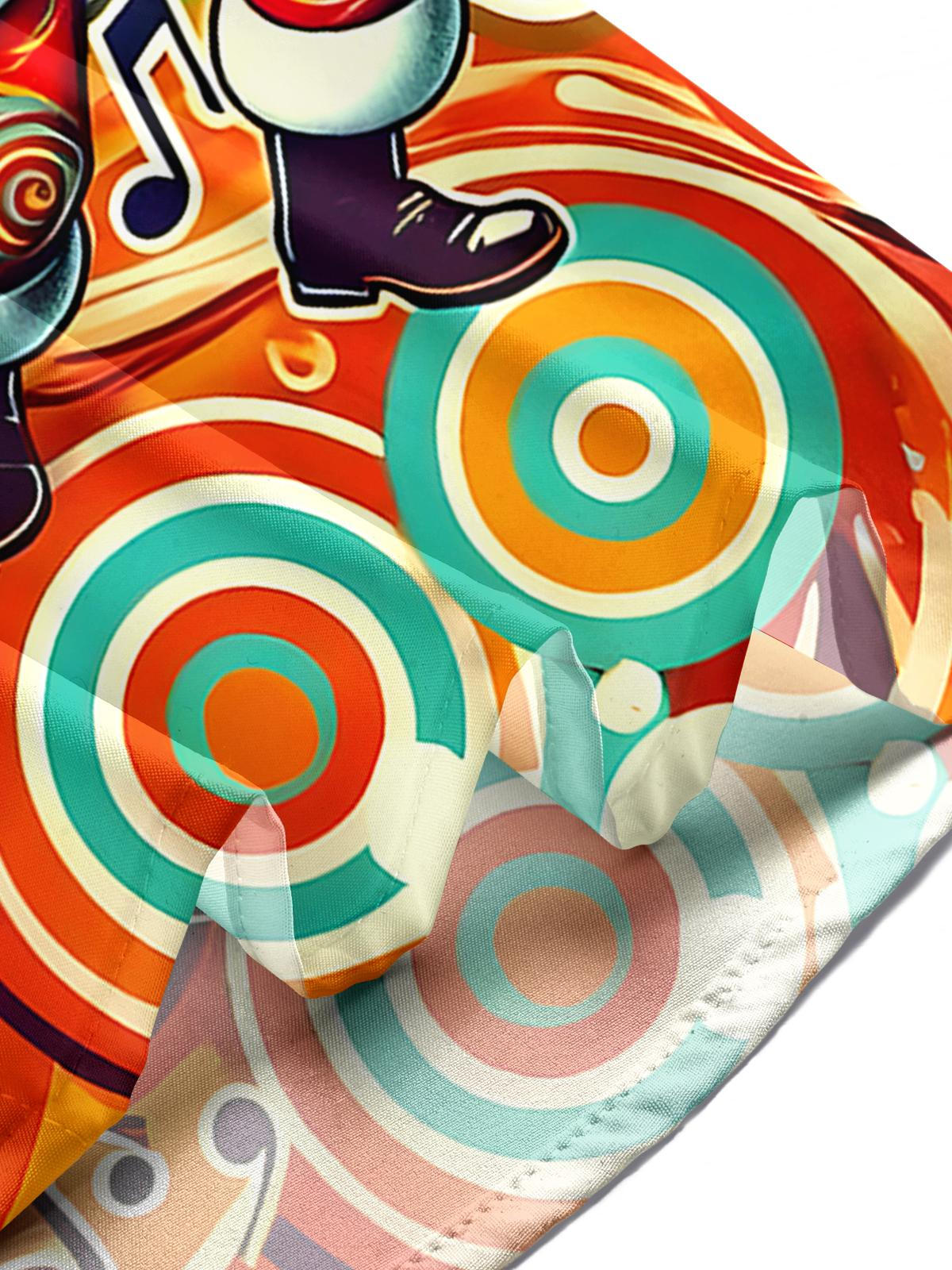 Santa Claus Sing Men's Pocket Short Sleeve Shirts