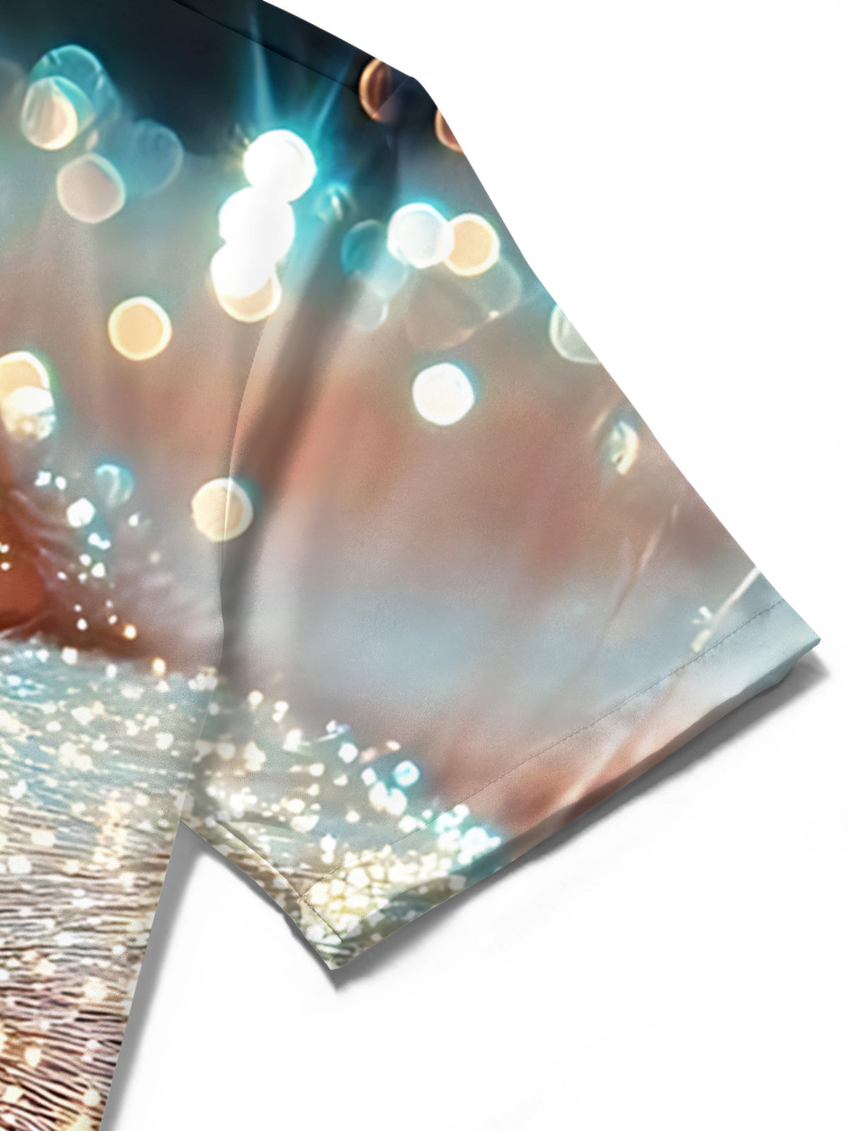 Cat Print Men's Pocket Short Sleeve Shirts