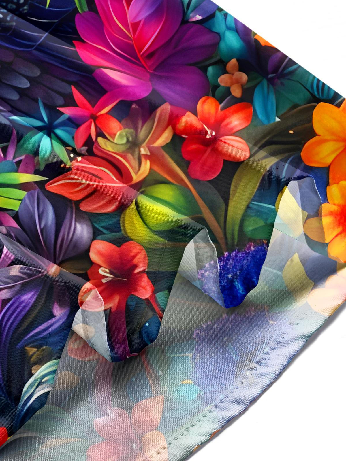 Hawaiian Parrot Men's Pocket Short Sleeve Shirts