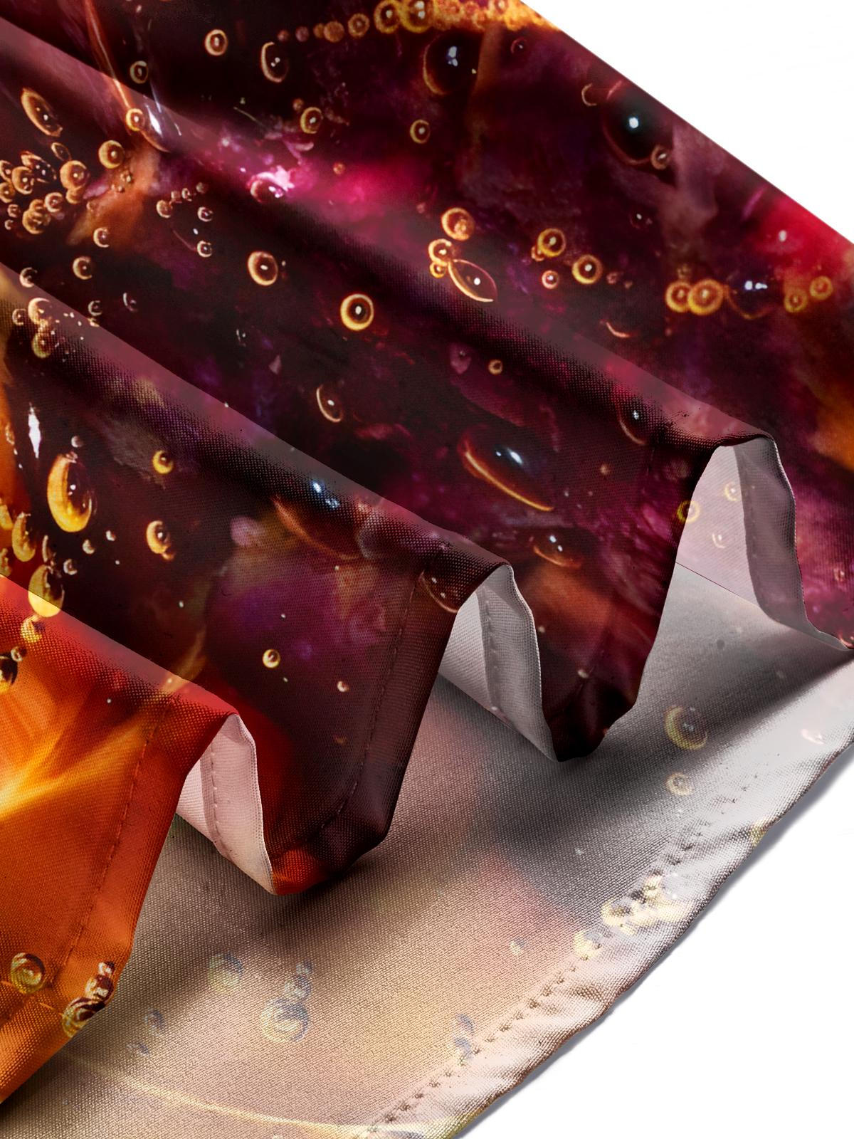 Honey Print Men's Pocket Short Sleeve Shirts