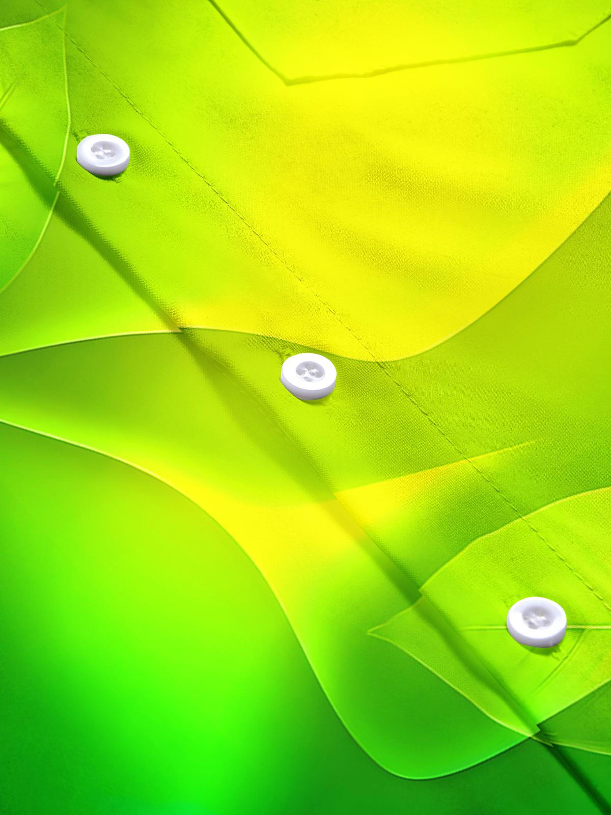 Hawaiian Leaf Men's Pocket Short Sleeve Shirts