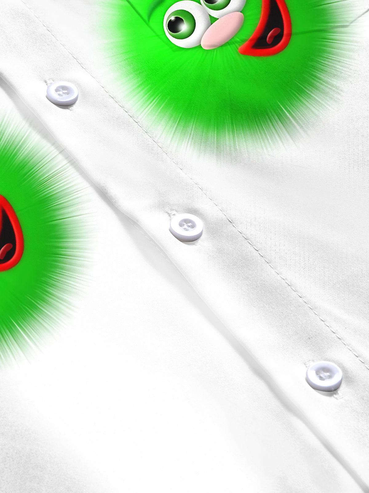 Funny Print Men's Pocket Short Sleeve Shirts