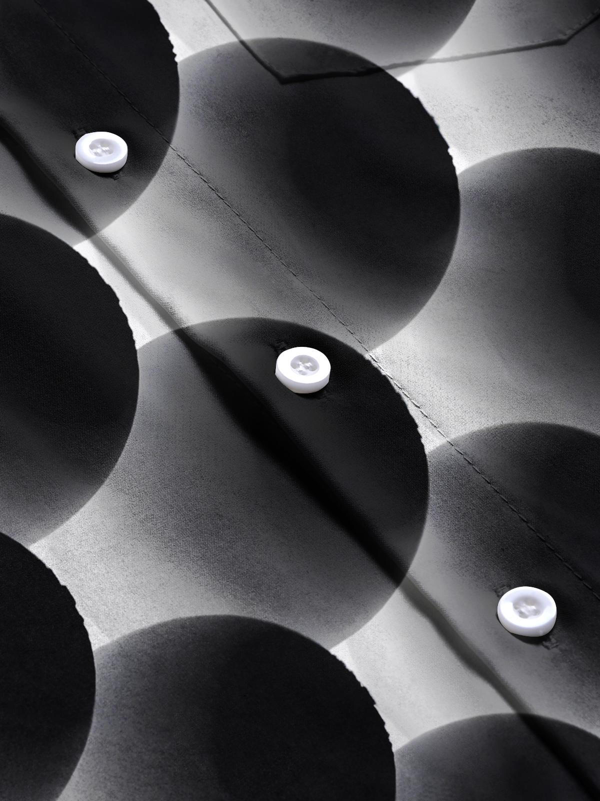 Geometric Print Men's Pocket Short Sleeve Shirts