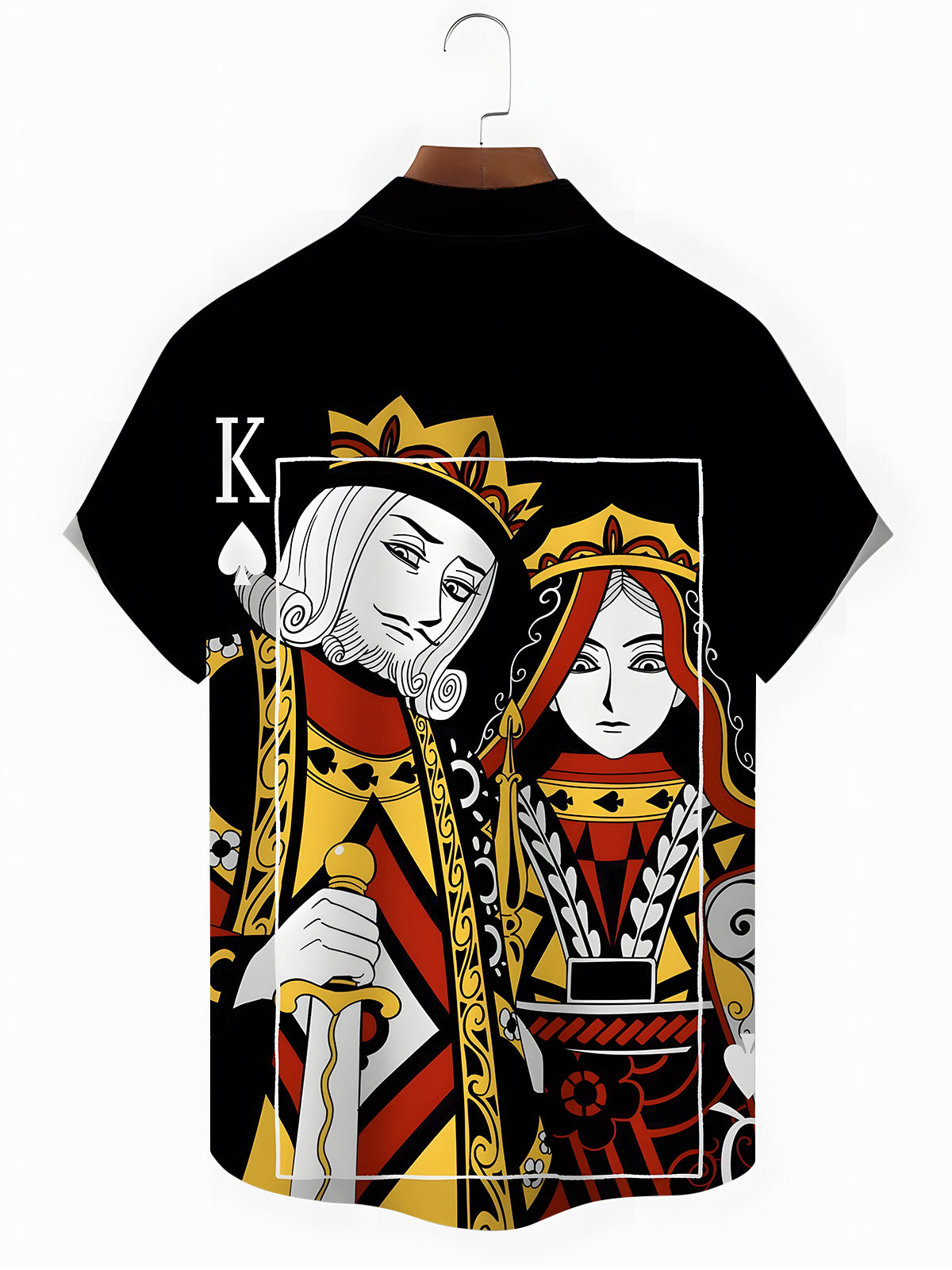 Poker Men's Pocket Short Sleeve Shirts