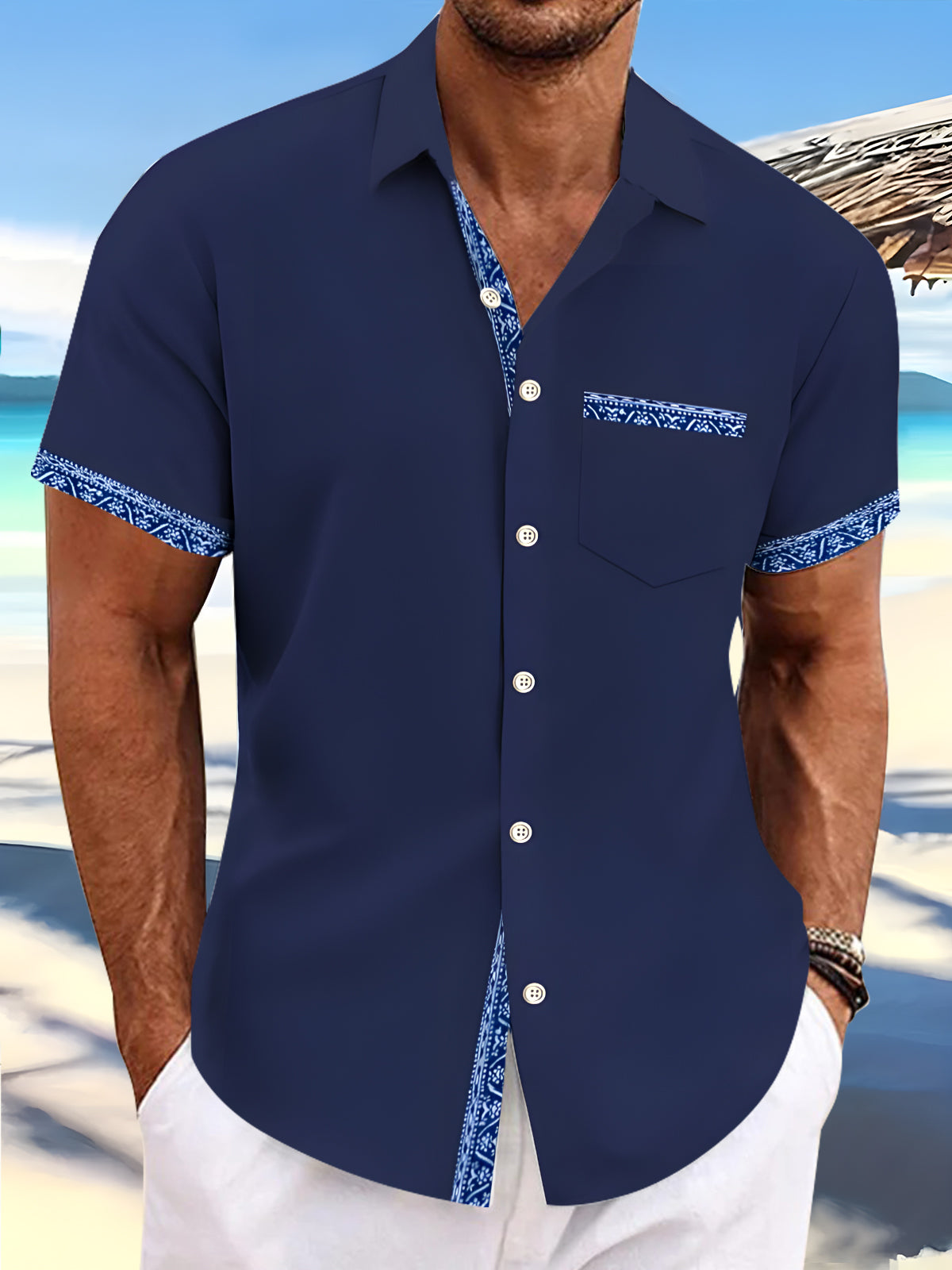 Men's Pocket Short Sleeve Shirts