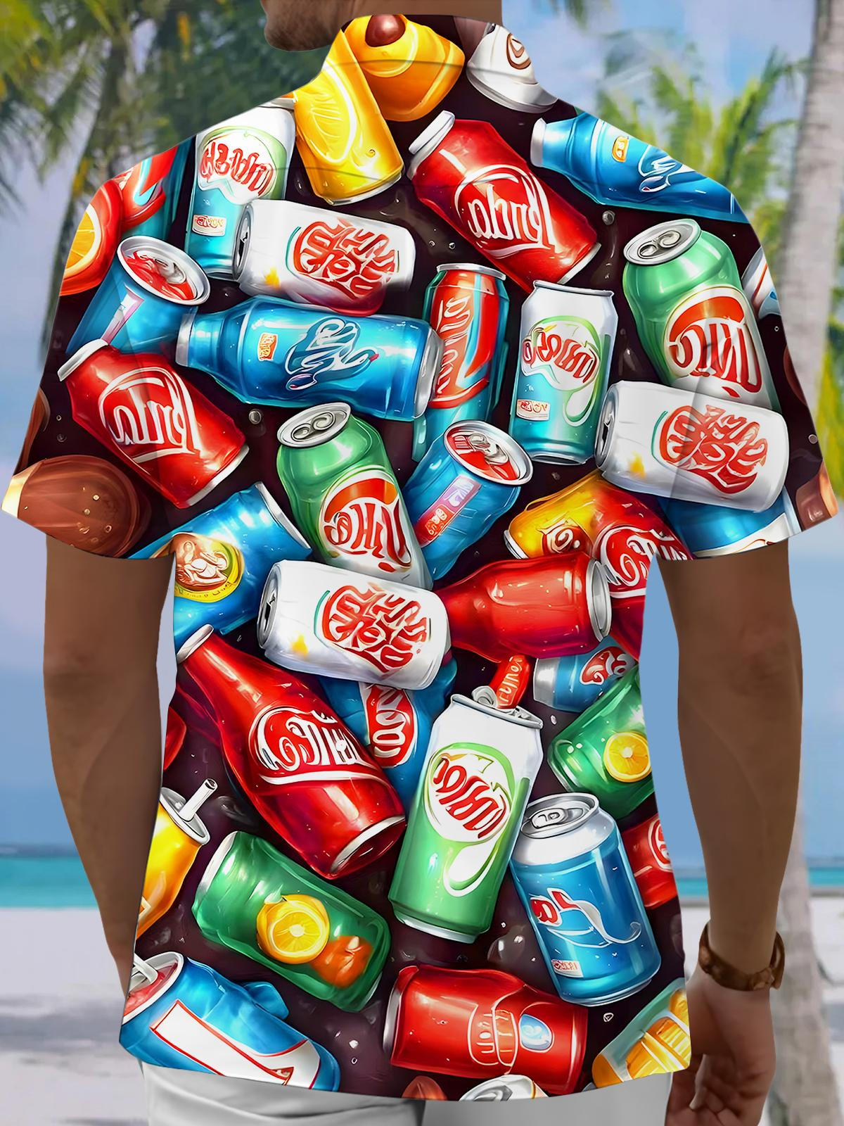 Beverage Men's Pocket Short Sleeve Shirts