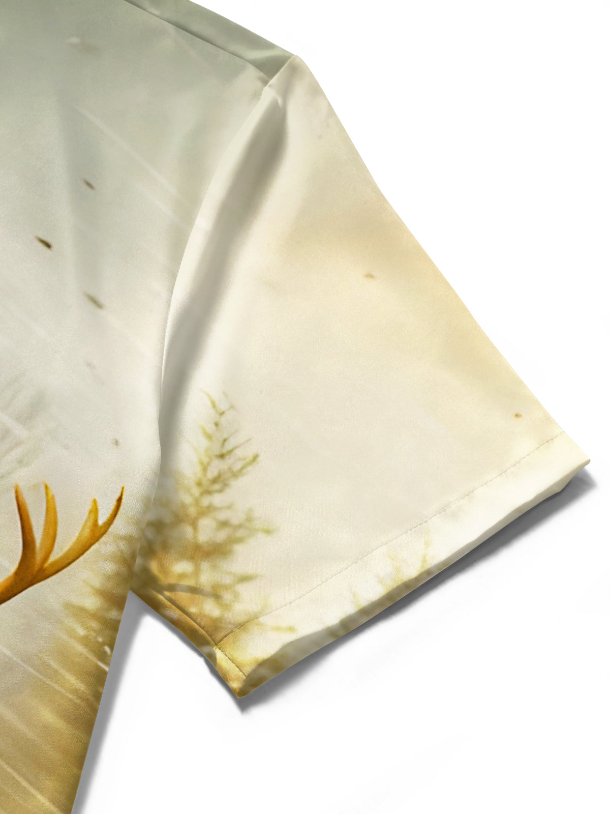 Fun Christmas Countdown Santa Claus Reindeer Escape Xmas Men's Pocket Short Sleeve Shirts