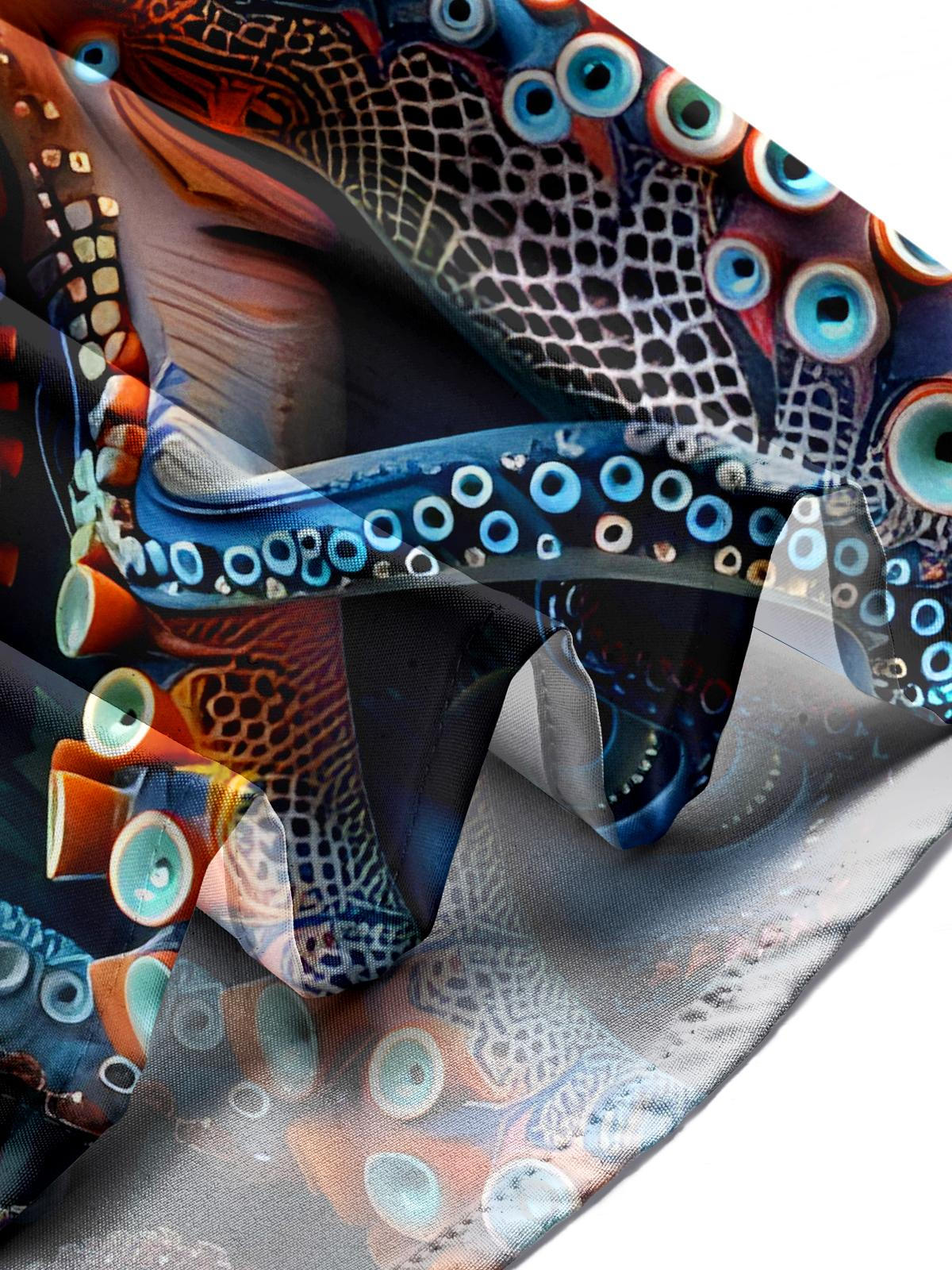 Octopus Men's Pocket Short Sleeve Shirts