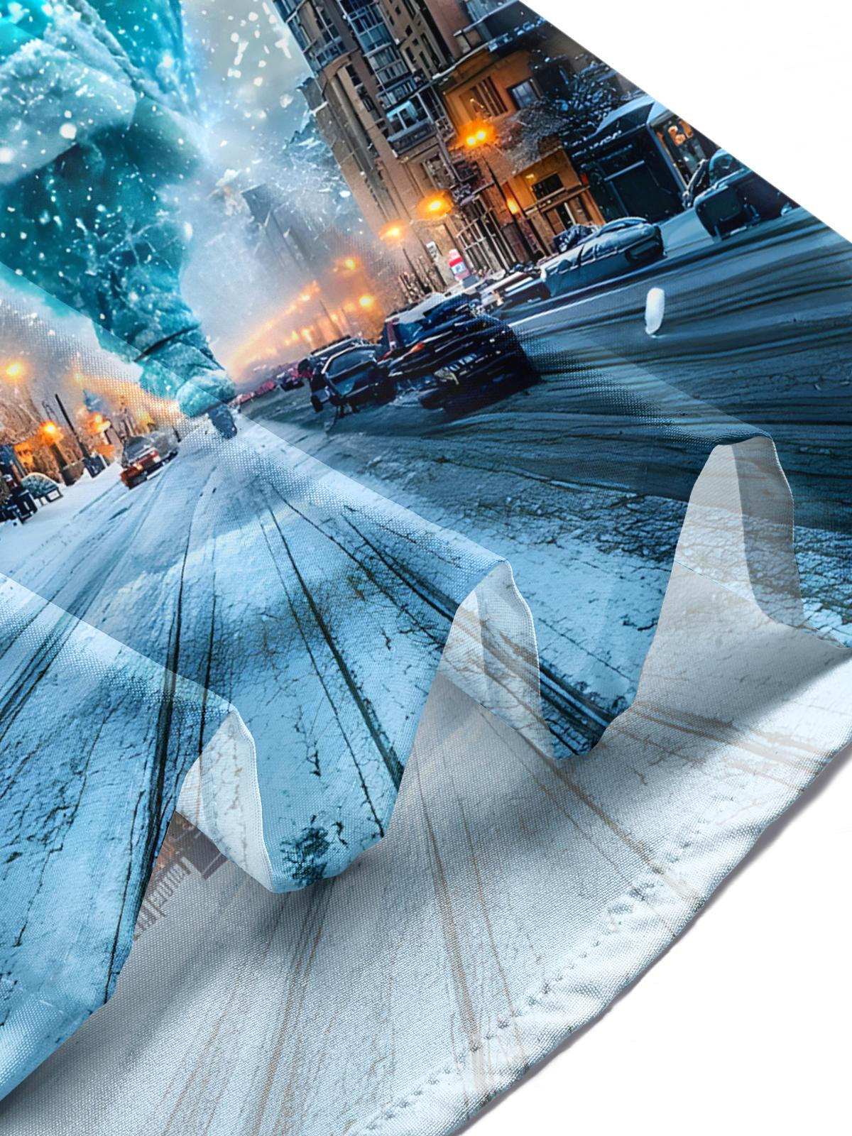 Santa Claus Men's Pocket Long Sleeve Shirts