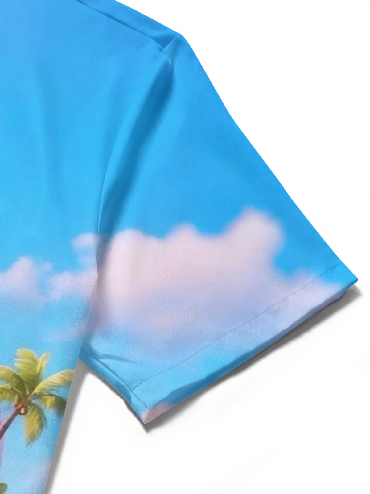 Hawaiian Print Men's Pocket Short Sleeve Shirts