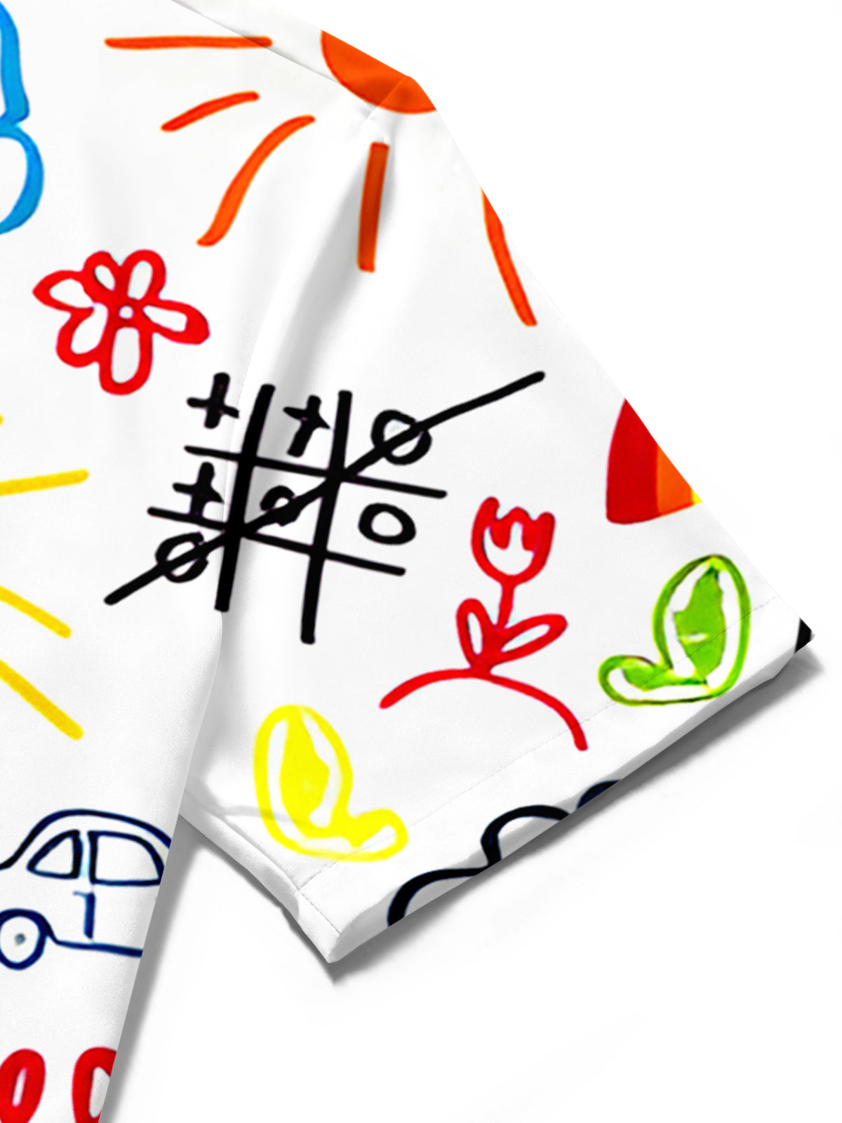 Funny Draw Men's Pocket Short Sleeve Shirts