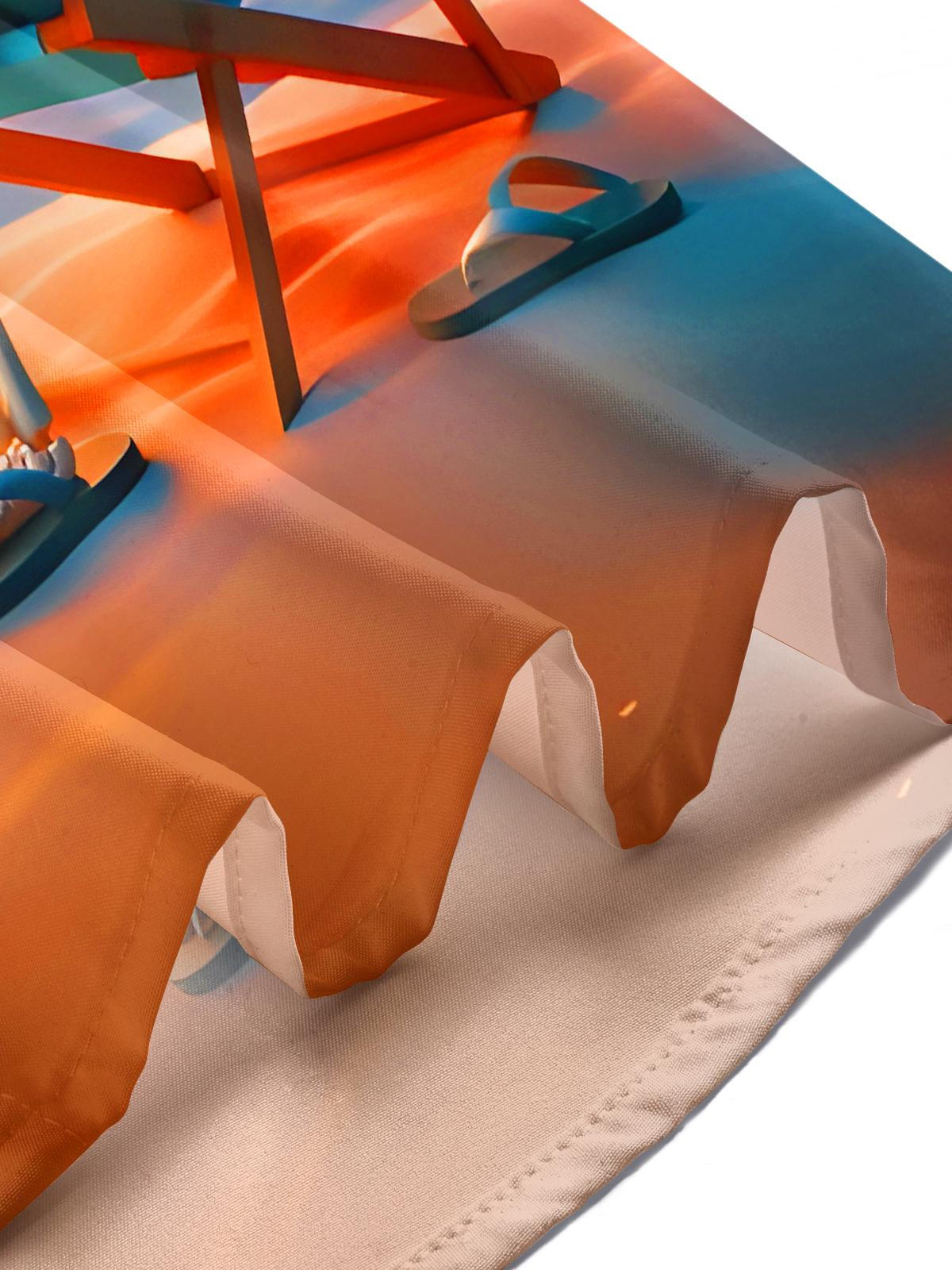 Hawaiian Funny Skull Beach Sunset Men's Pocket Short Sleeve Shirts