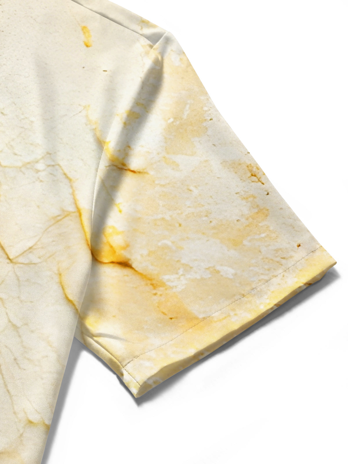 Cracked Floral Men's Pocket Short Sleeve Shirts