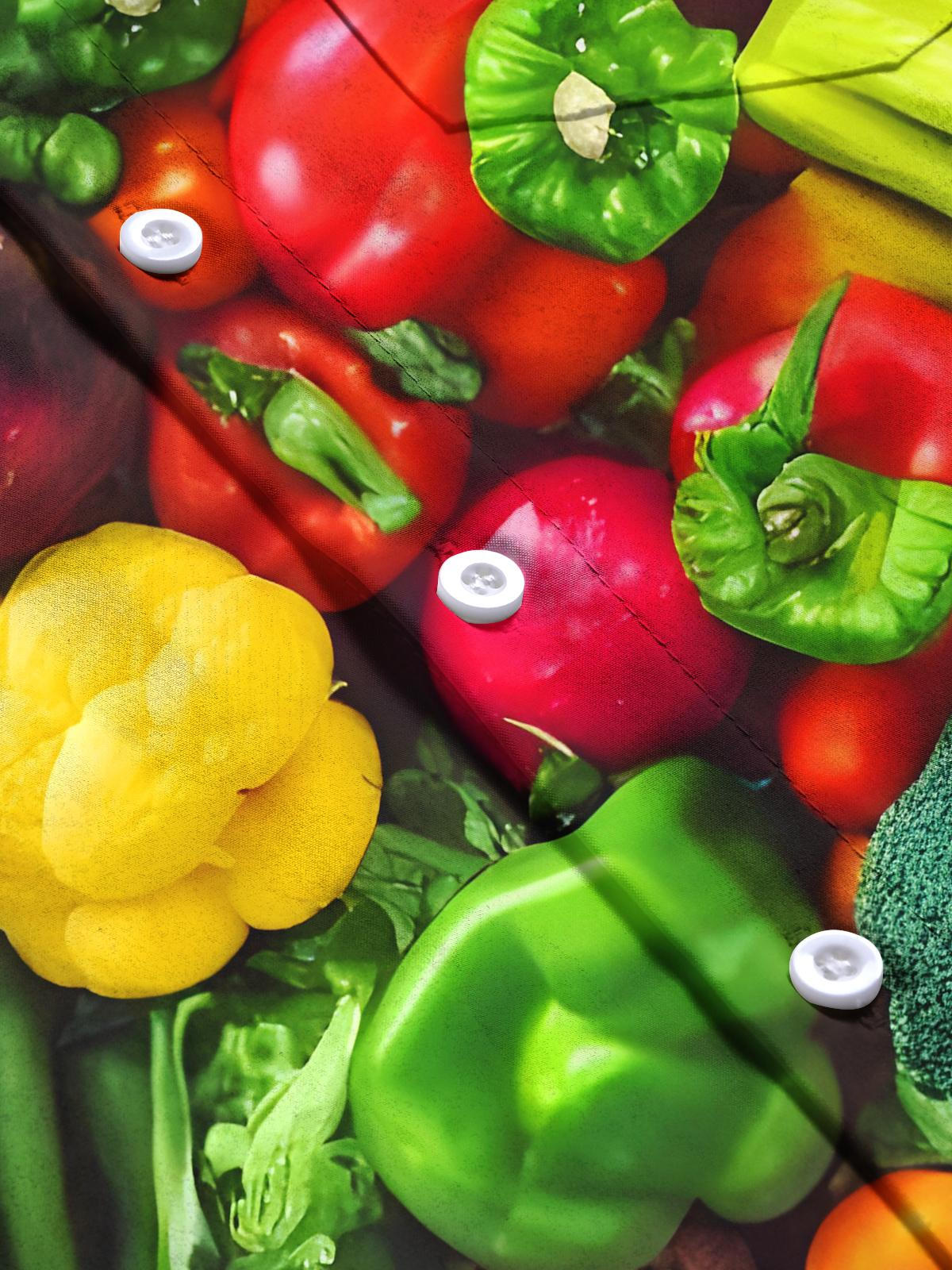 Vegetable Men's Pocket Short Sleeve Shirts