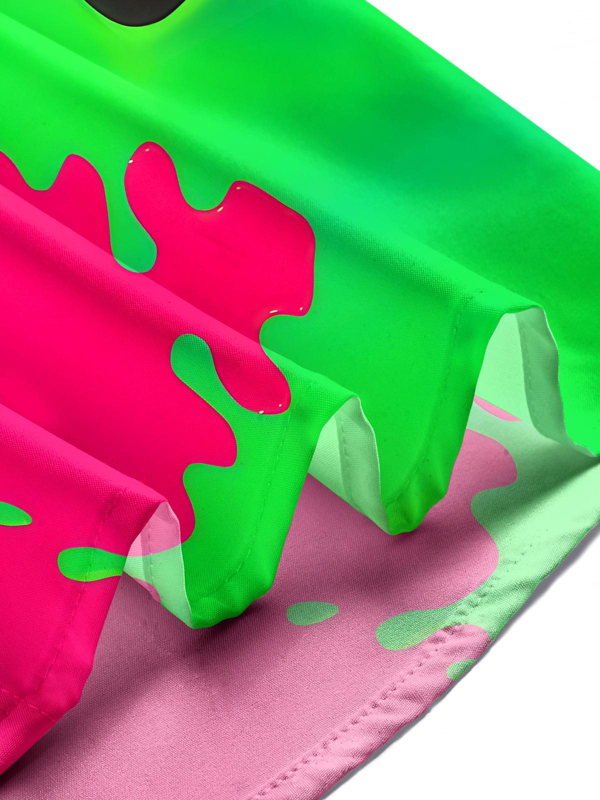 Funny Eyes Contrast Color Men's Pocket Short Sleeve Shirts