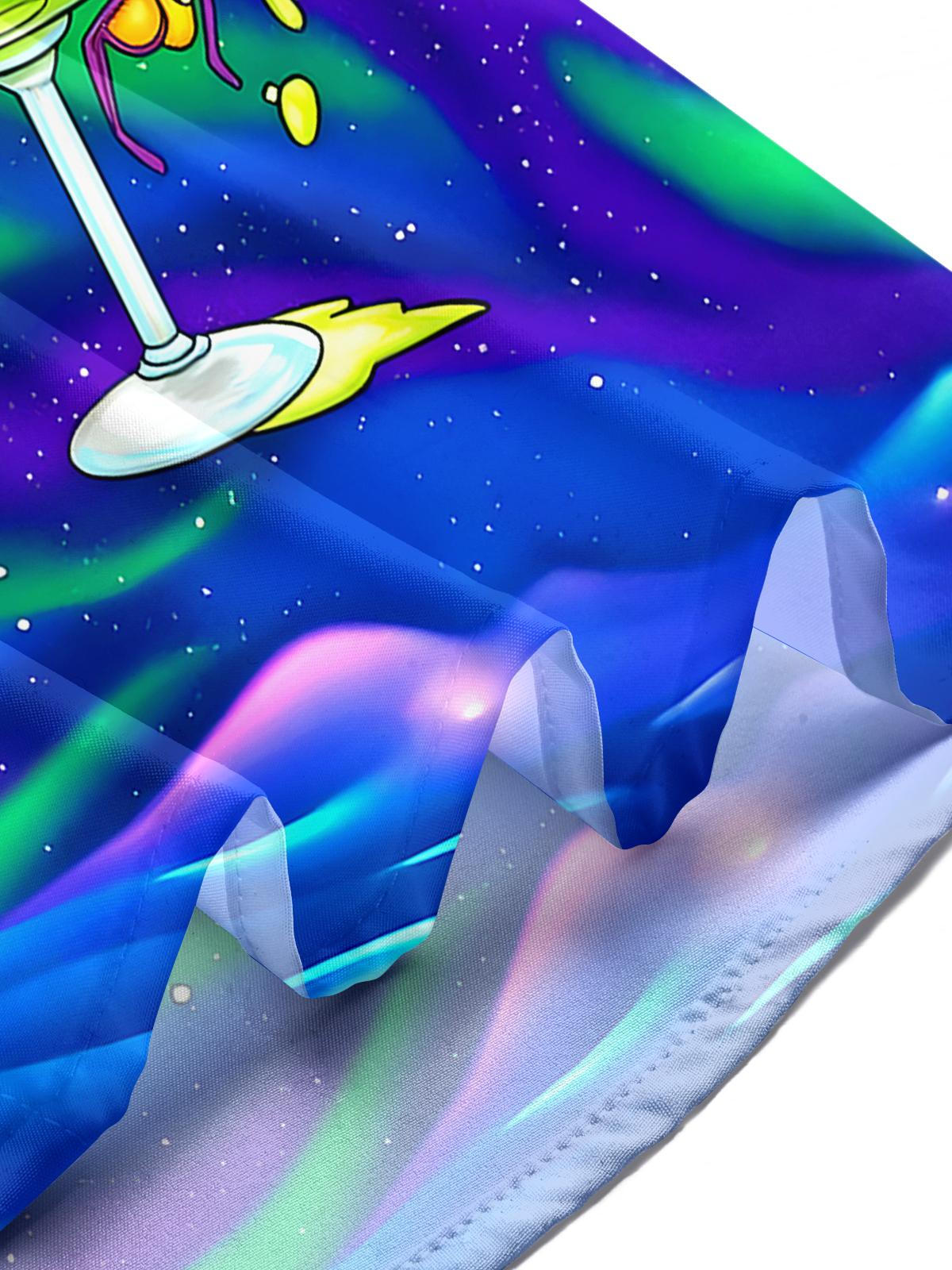 Parrot Abstract Men's Pocket Short Sleeve Shirts