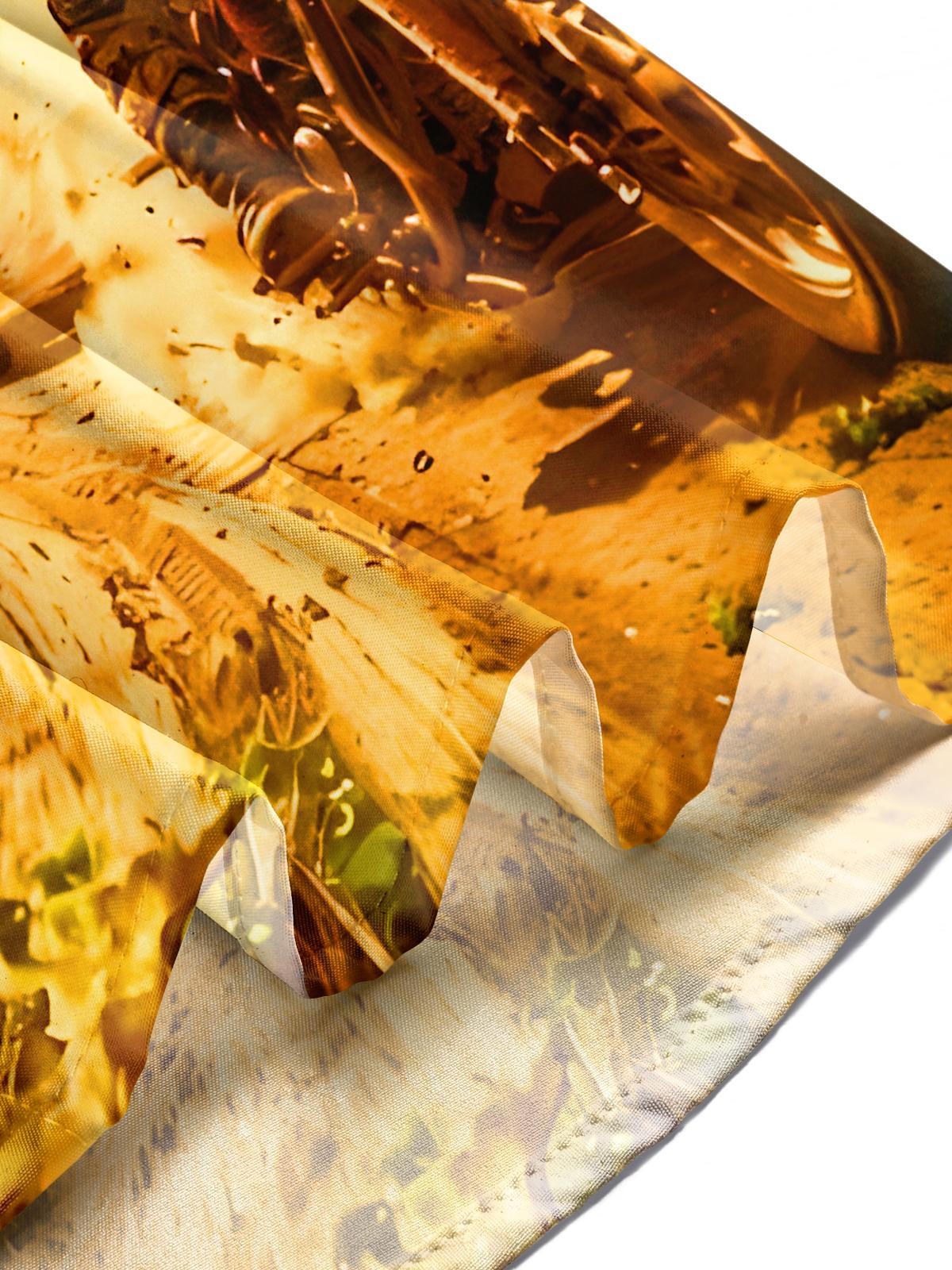 Motorcycle Racing Storm Cloud Men's Pocket Long Sleeve Shirts