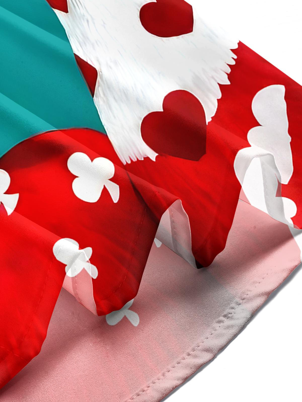 Funny Poker Goose Men's Pocket Short Sleeve Shirts