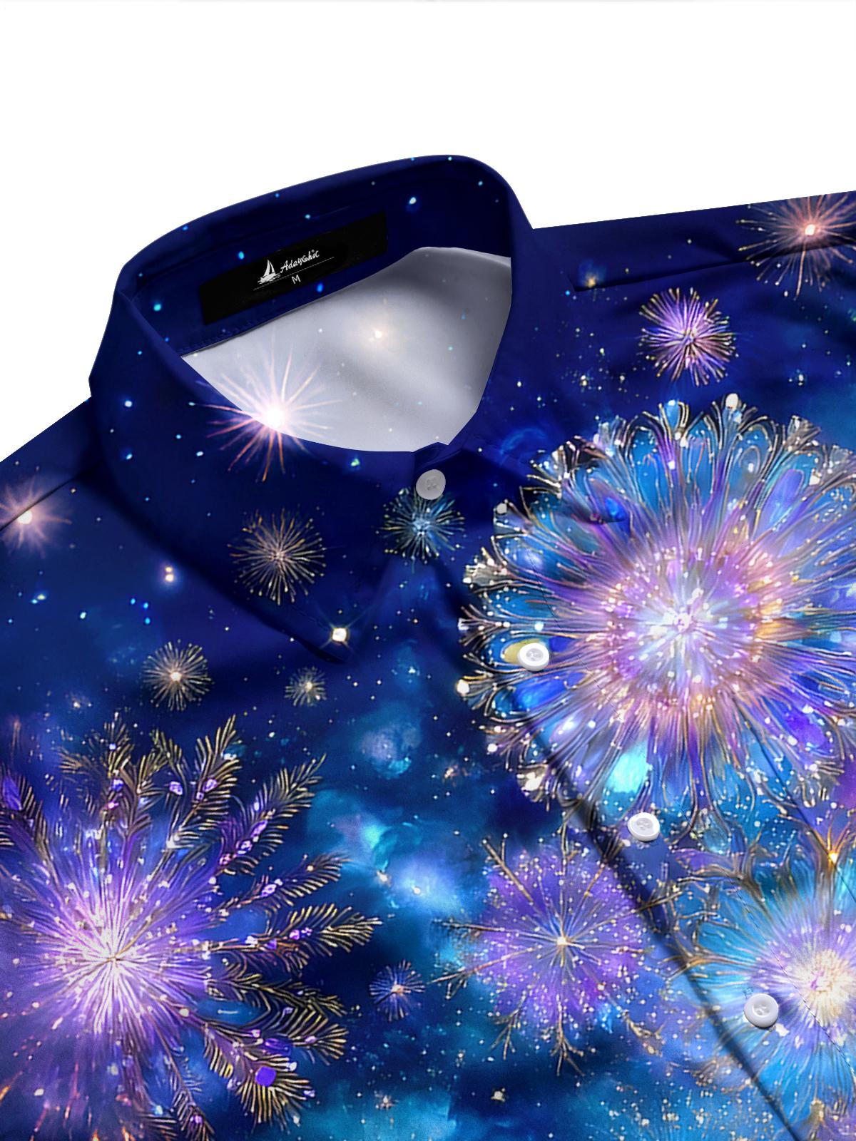Fireworks Men's Pocket Long Sleeve Shirts