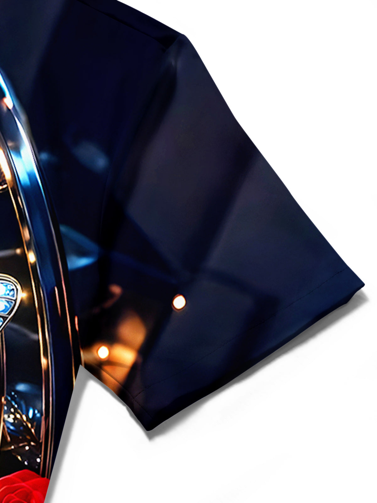 Butterfly Rose Men's Pocket Short Sleeve Shirts