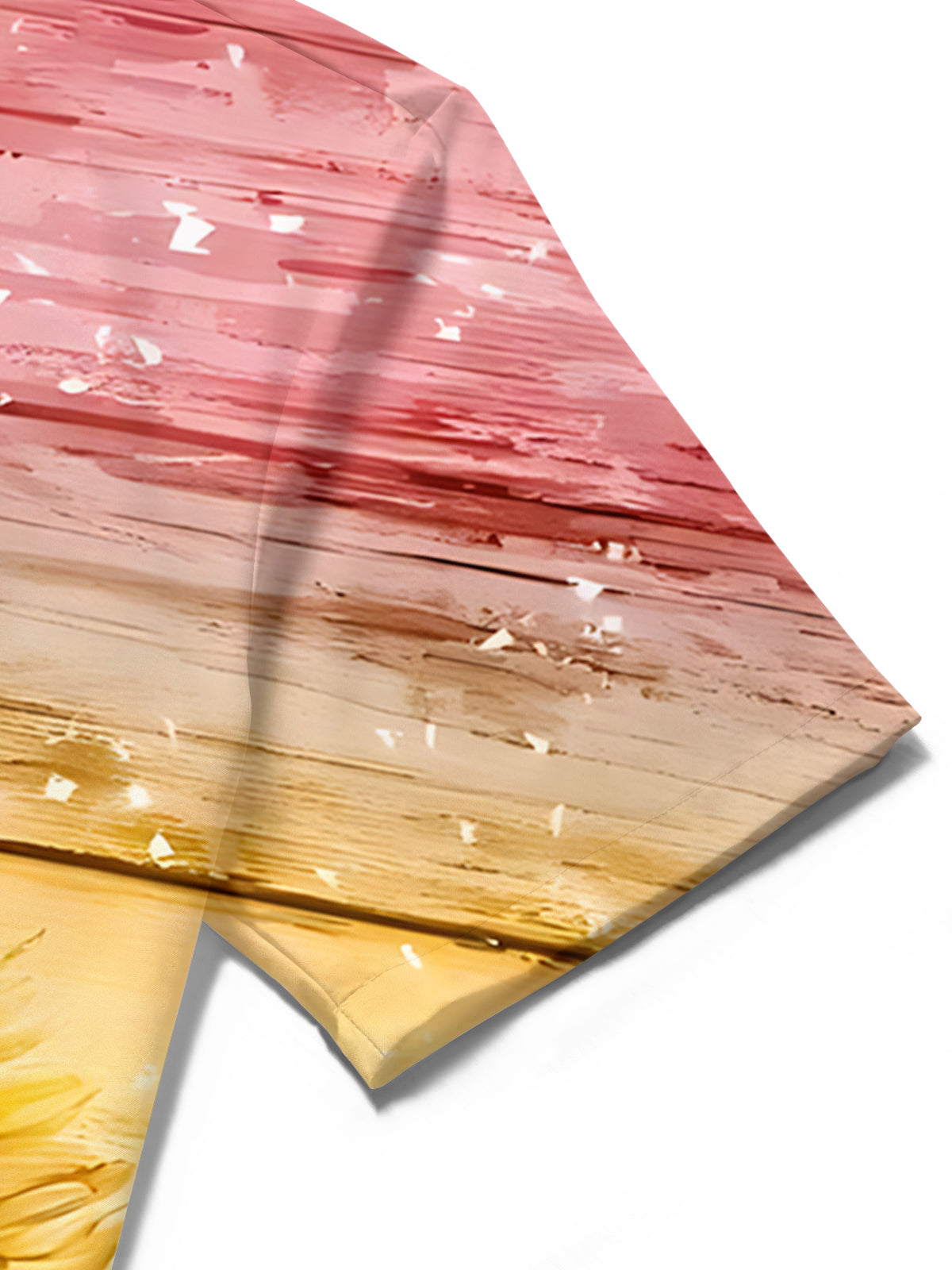 Sunflower Western Boot Print Men's Pocket Short Sleeve Shirts