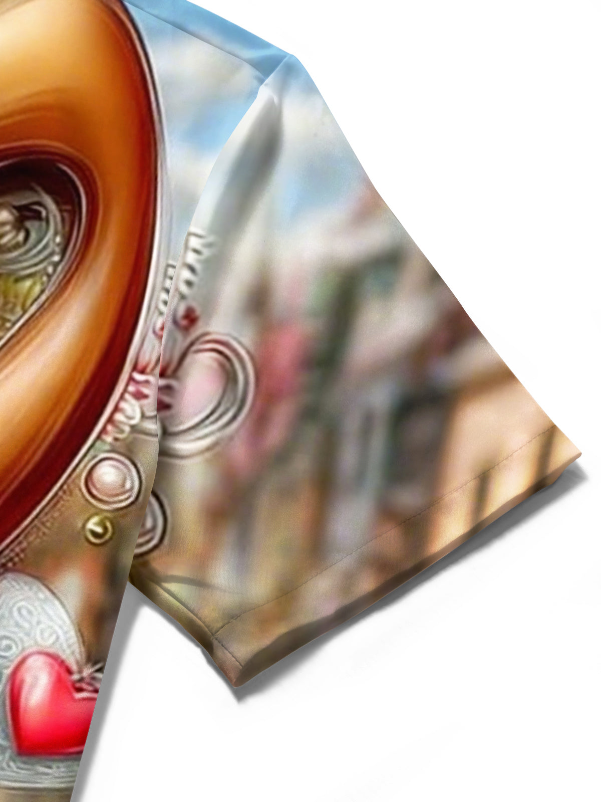 Music Art Print Men's Pocket Short Sleeve Shirts