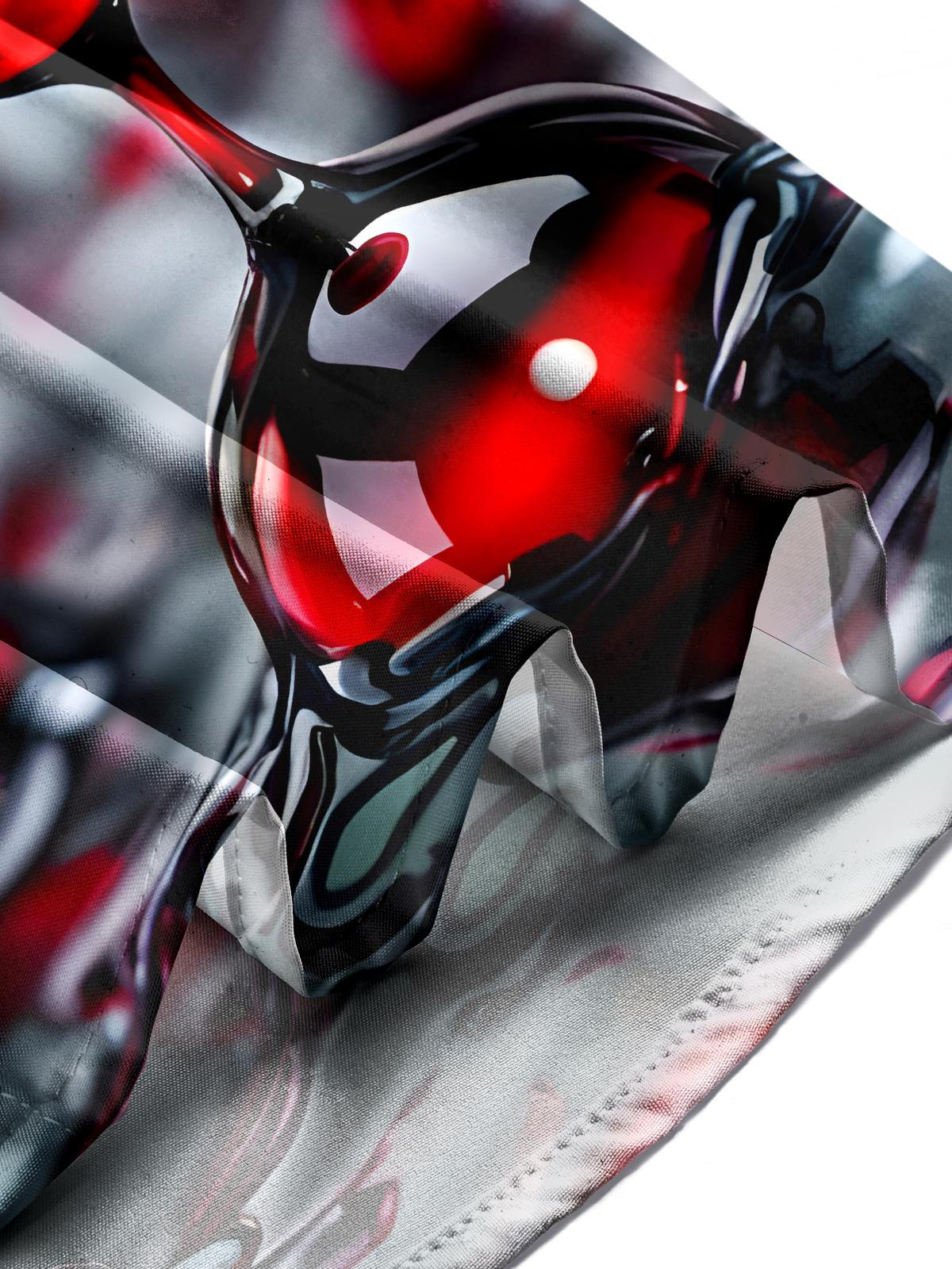 Water Drop Men's Pocket Short Sleeve Shirts