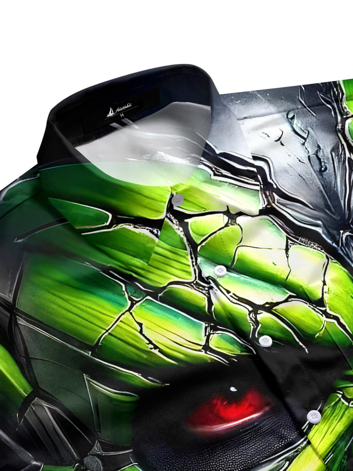 Skull Men's Pocket Short Sleeve Shirts