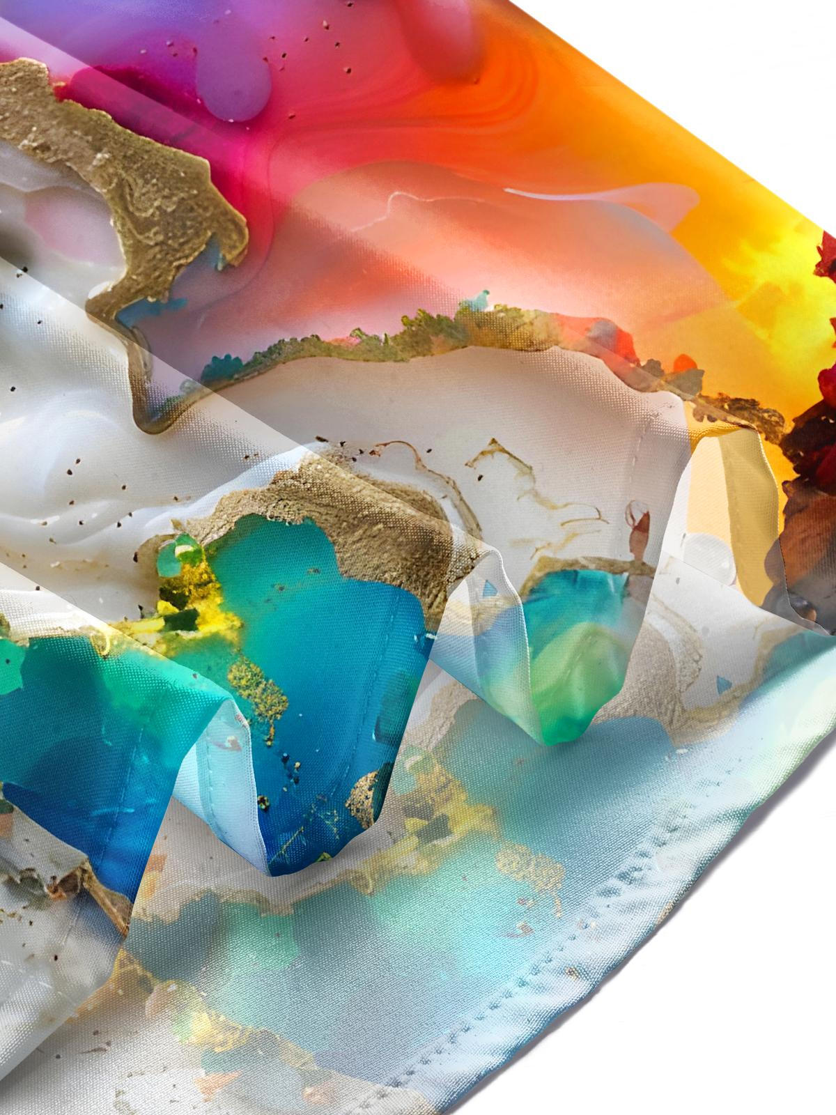 Abstract Men's Pocket Short Sleeve Shirts