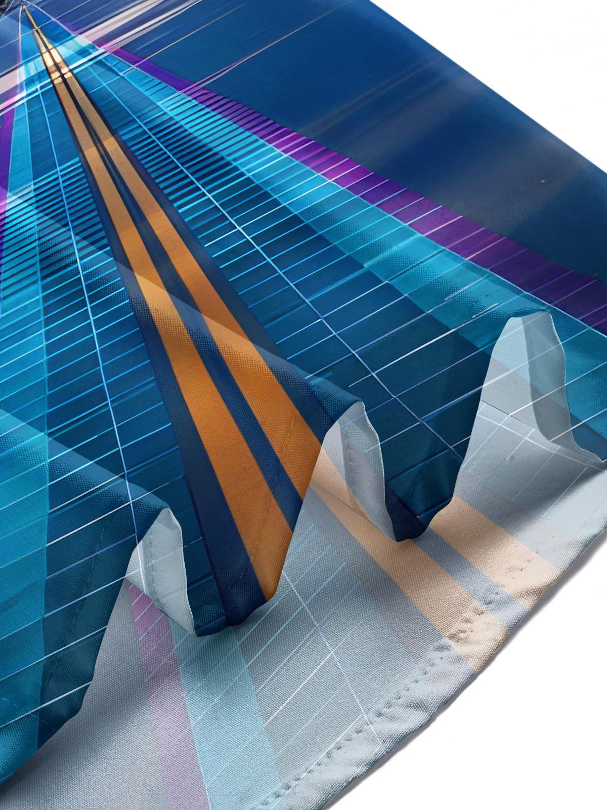 Rainbow WiFi Trees Highway Men's Pocket Long Sleeve Shirts