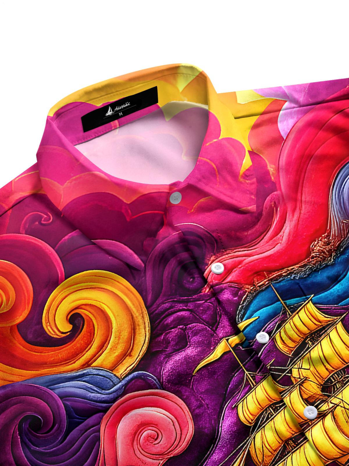 Boat Men's Pocket Short Sleeve Shirts