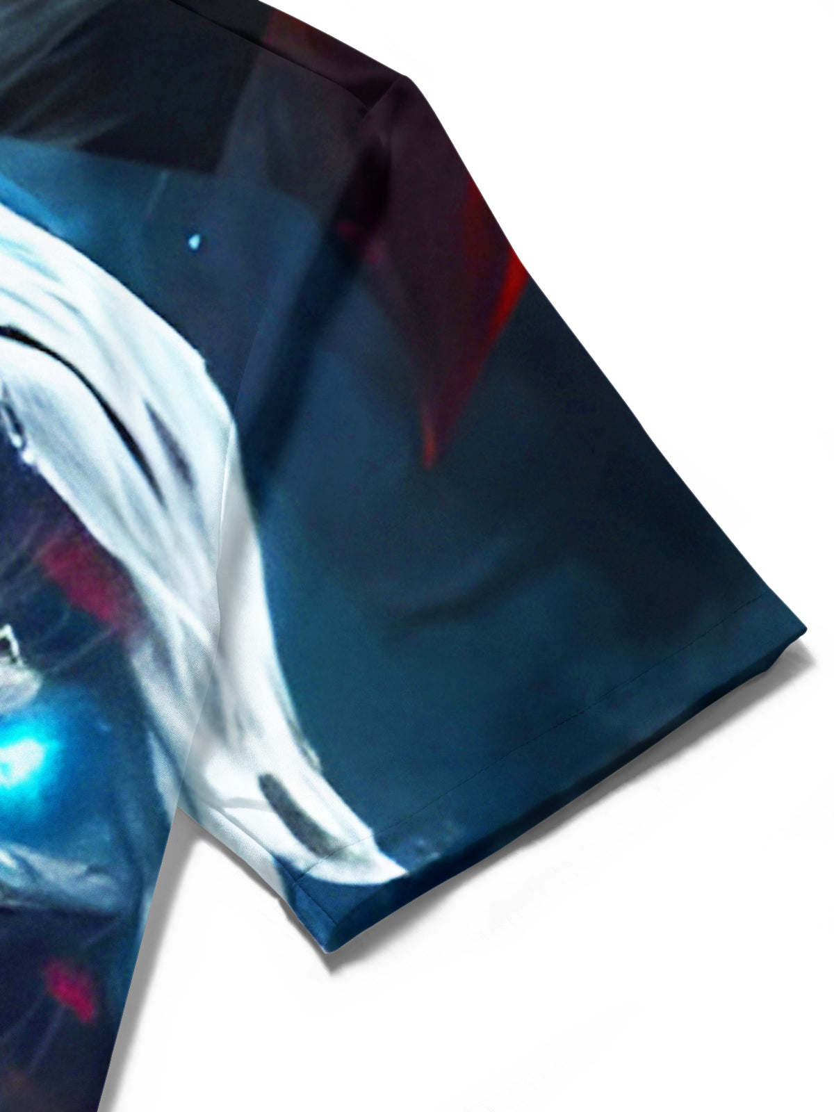 Dark Skull Wolf Men's Pocket Short Sleeve Shirts