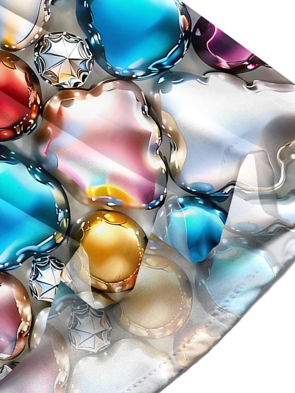 Abstract Men's Pocket Short Sleeve Shirts