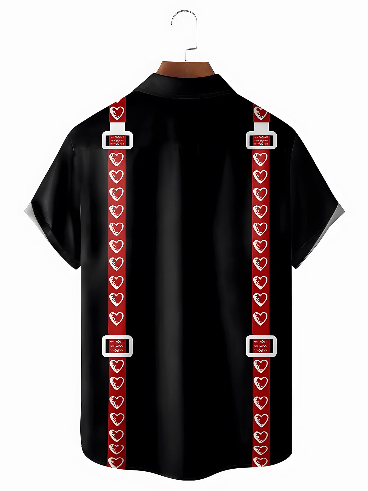 Funny Valentine's Day Men's Pocket Short Sleeve Shirts