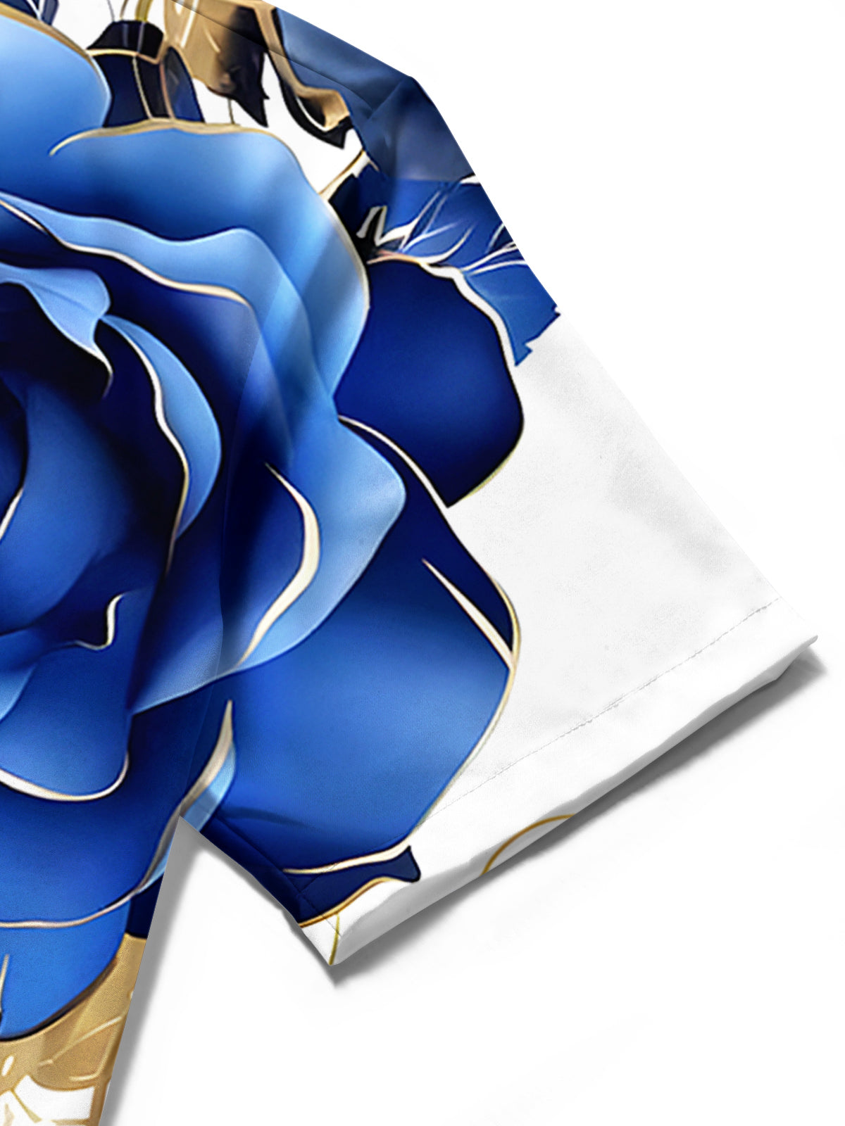 Floral Men's Pocket Short Sleeve Shirts