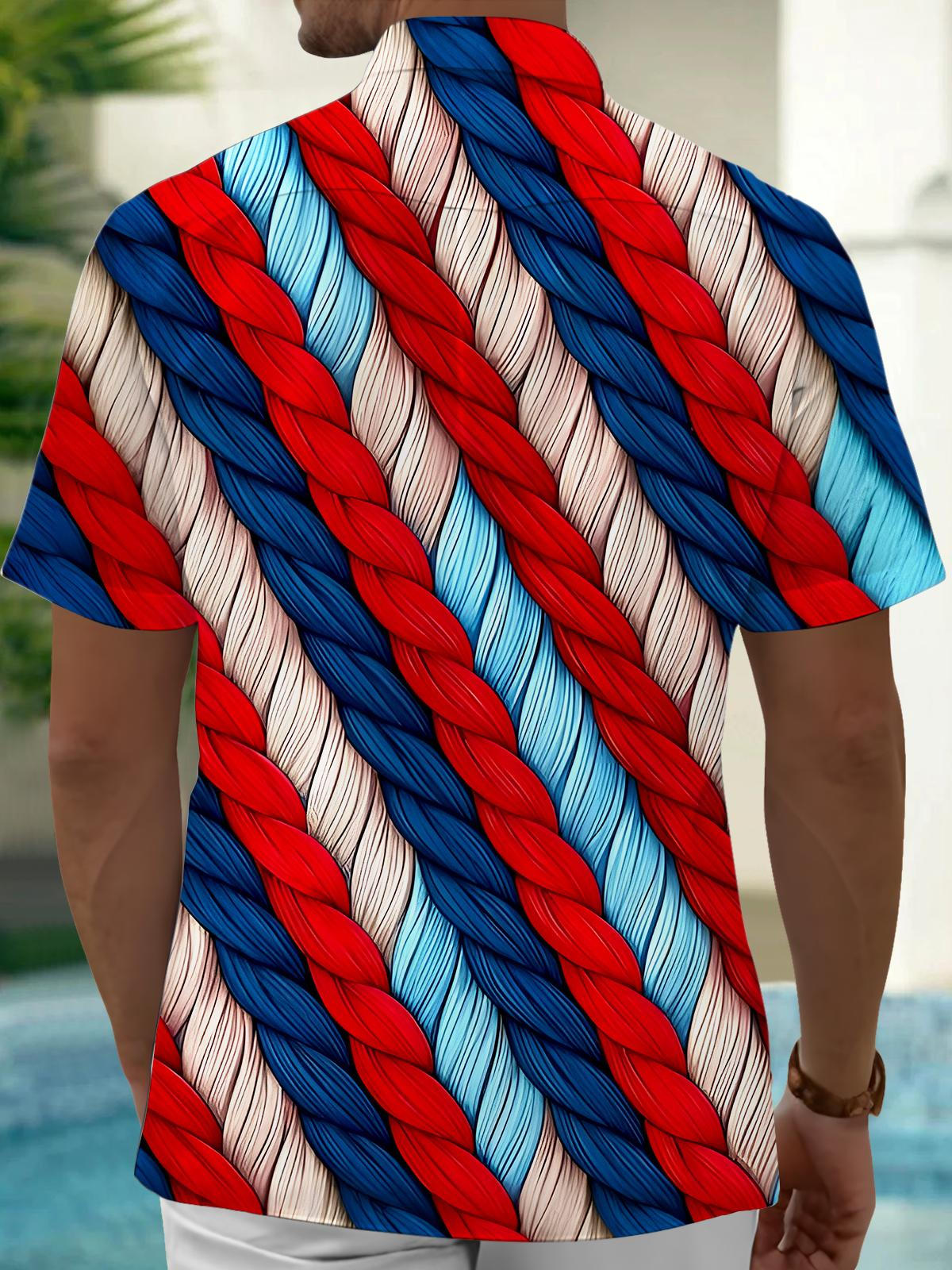 Rope Men's Pocket Short Sleeve Shirts