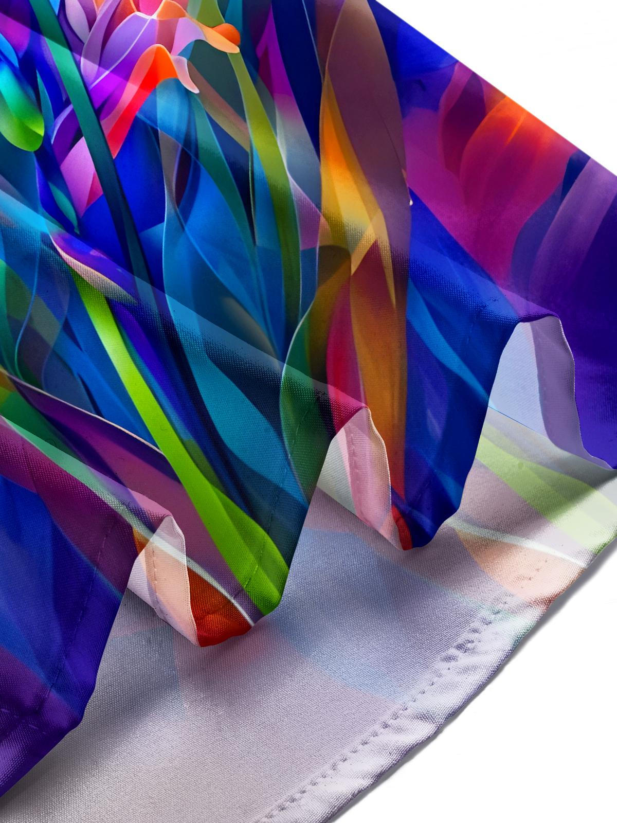 Floral Men's Pocket Short Sleeve Shirts